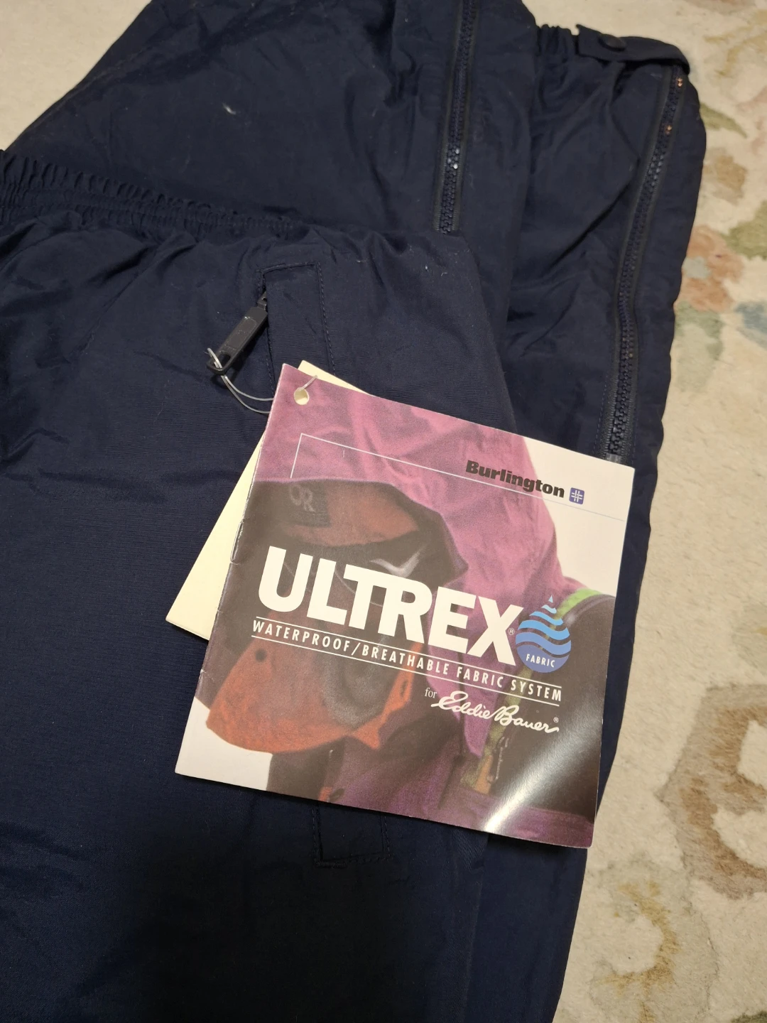 Eddie Bauer Ultrex Storm Pants Men's Navy Large