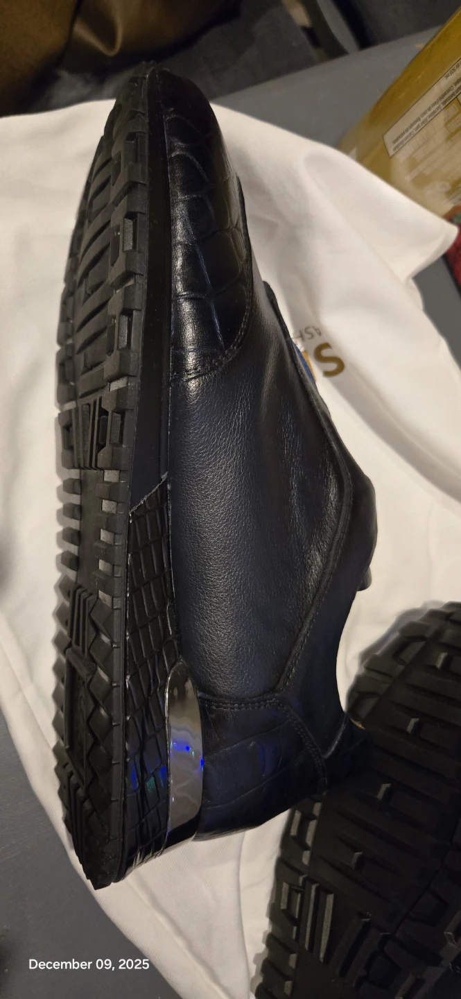 Blue Leather Sneakers - photo 2