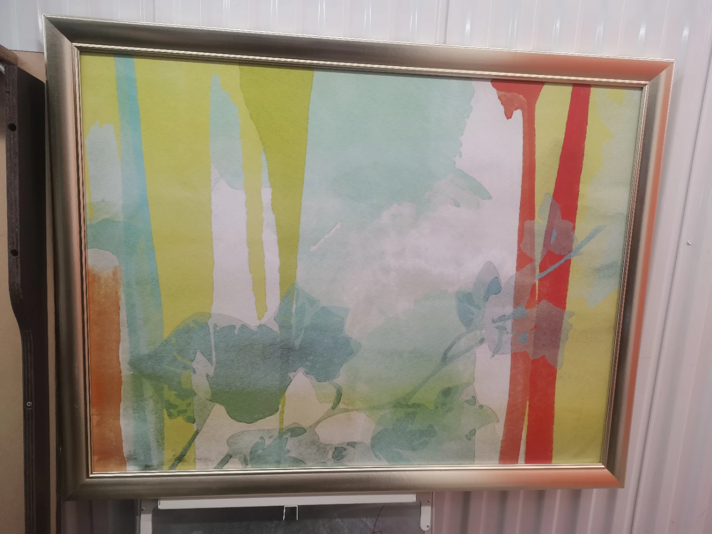 spectecular larger abstract gold Framed Print - photo 4