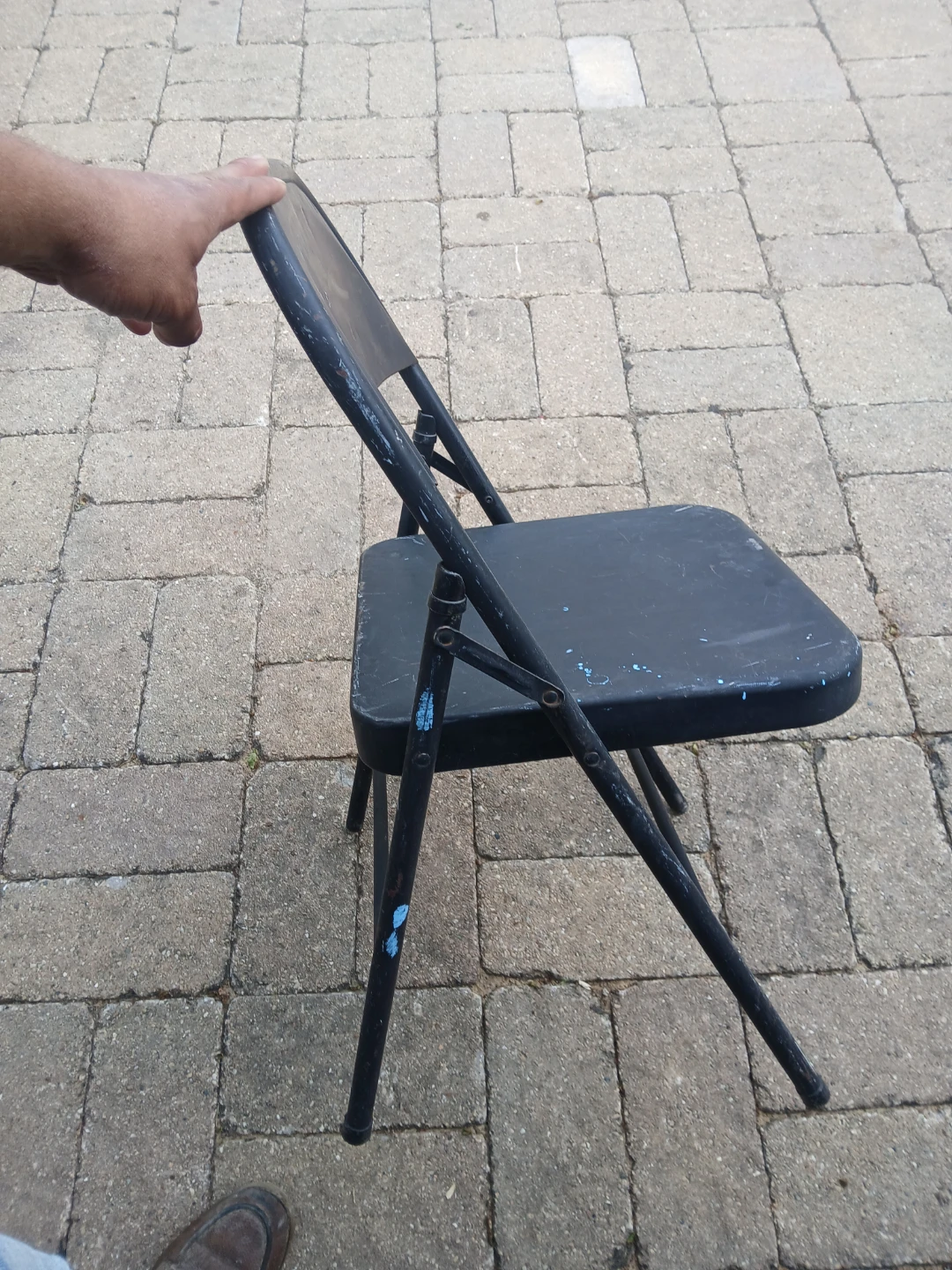 Black Folding Chair - photo 2