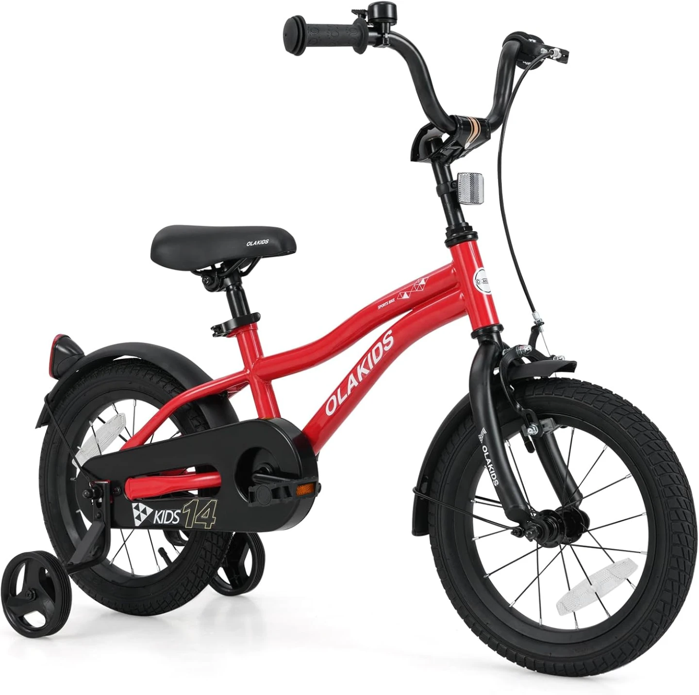 OLAKIDS Kids Bike,14 Inch Toddlers Bicycle with Training Wheels
