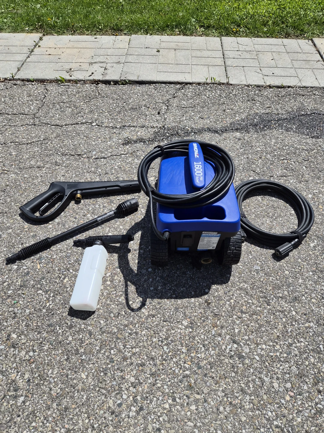SIMONIZ 1600 PSI Electric Pressure Washer - photo 4