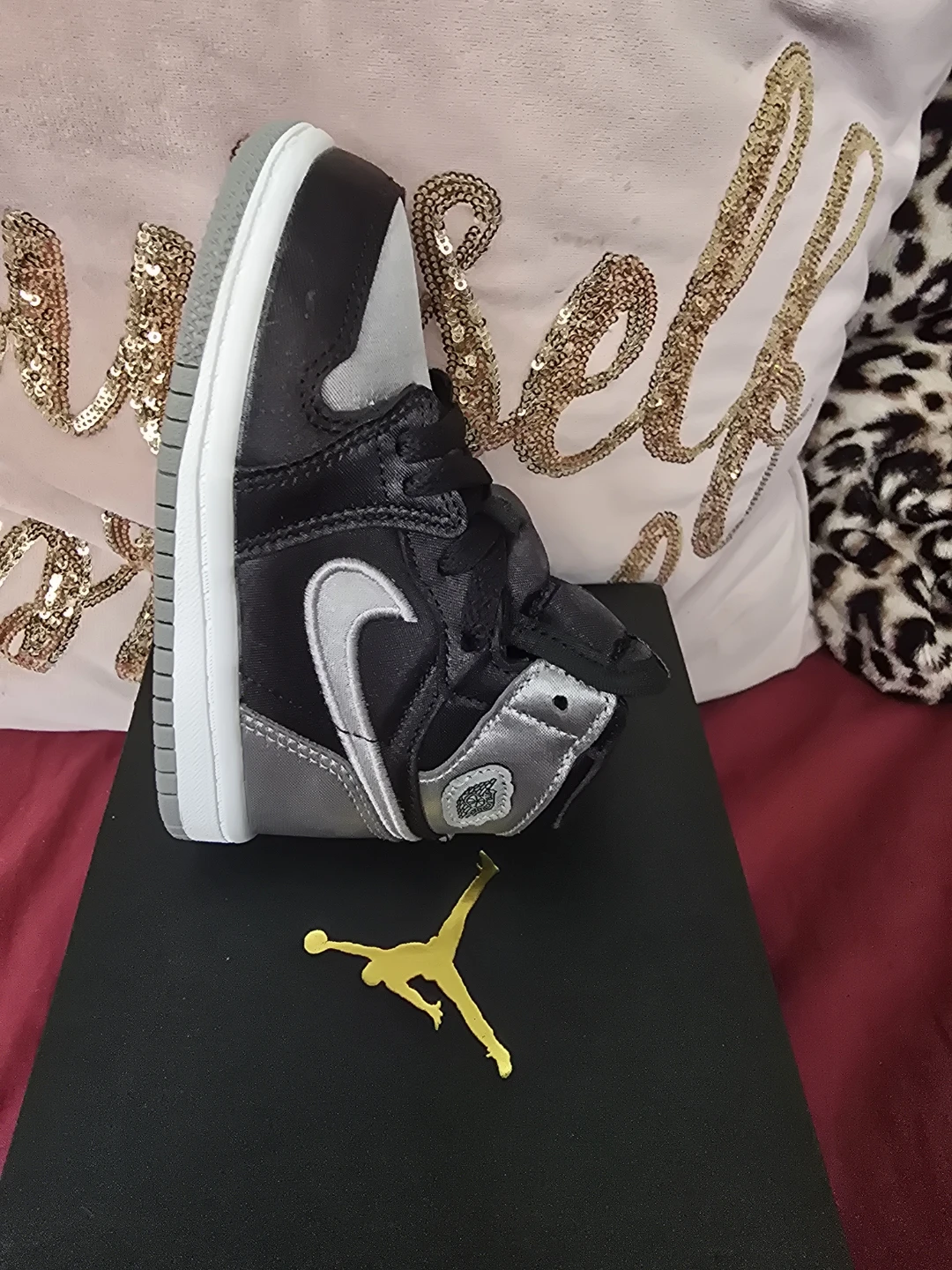 Nike Air Jordan 1 Toddler Shoes Size 7C - photo 3