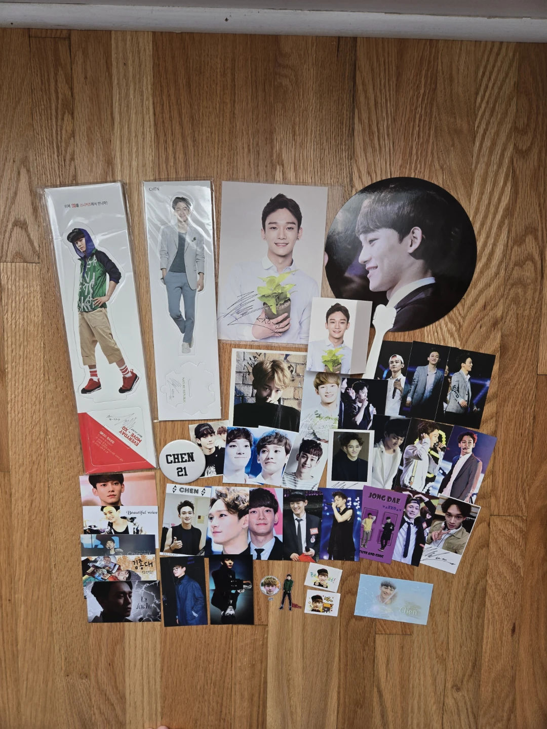 K-pop EXO Chen Jongdae Nature Republic Postcard Standee Korean