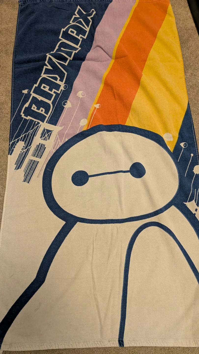 Disney Big Hero 6 Baymax Beach Towel