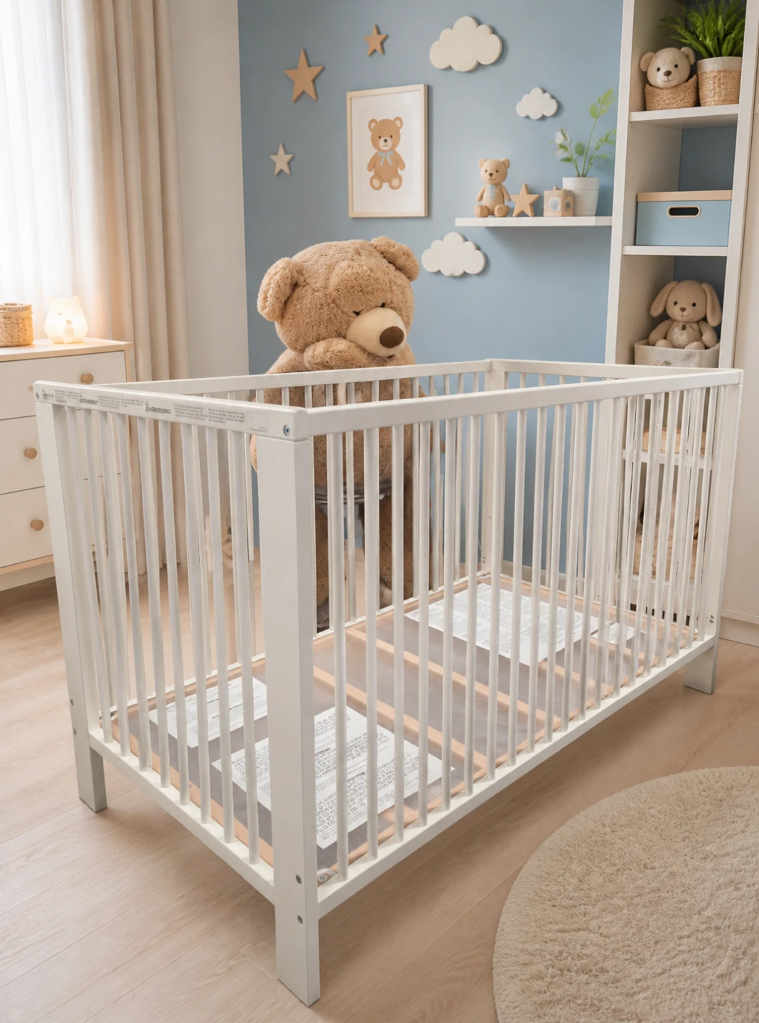 Baby Crib / GULLIVER , White 70x132 cm - photo 2