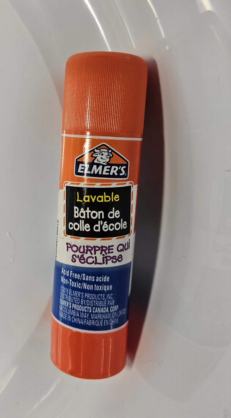 Elmer's Washable Disappearing Purple School Glue Stick, 20g - photo 2