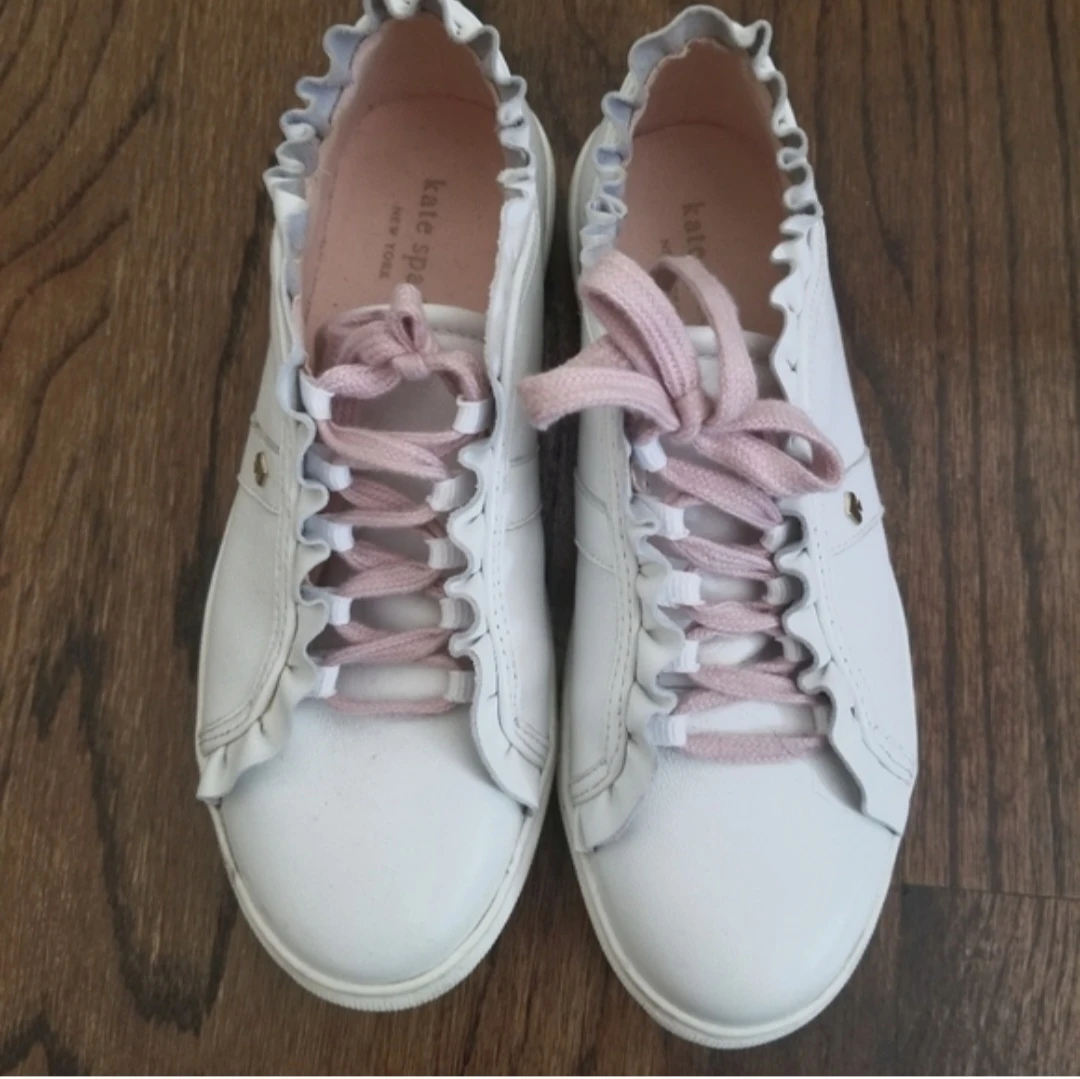 Kate Spade New York Sneakers Women 5 Leather Authentic 100%