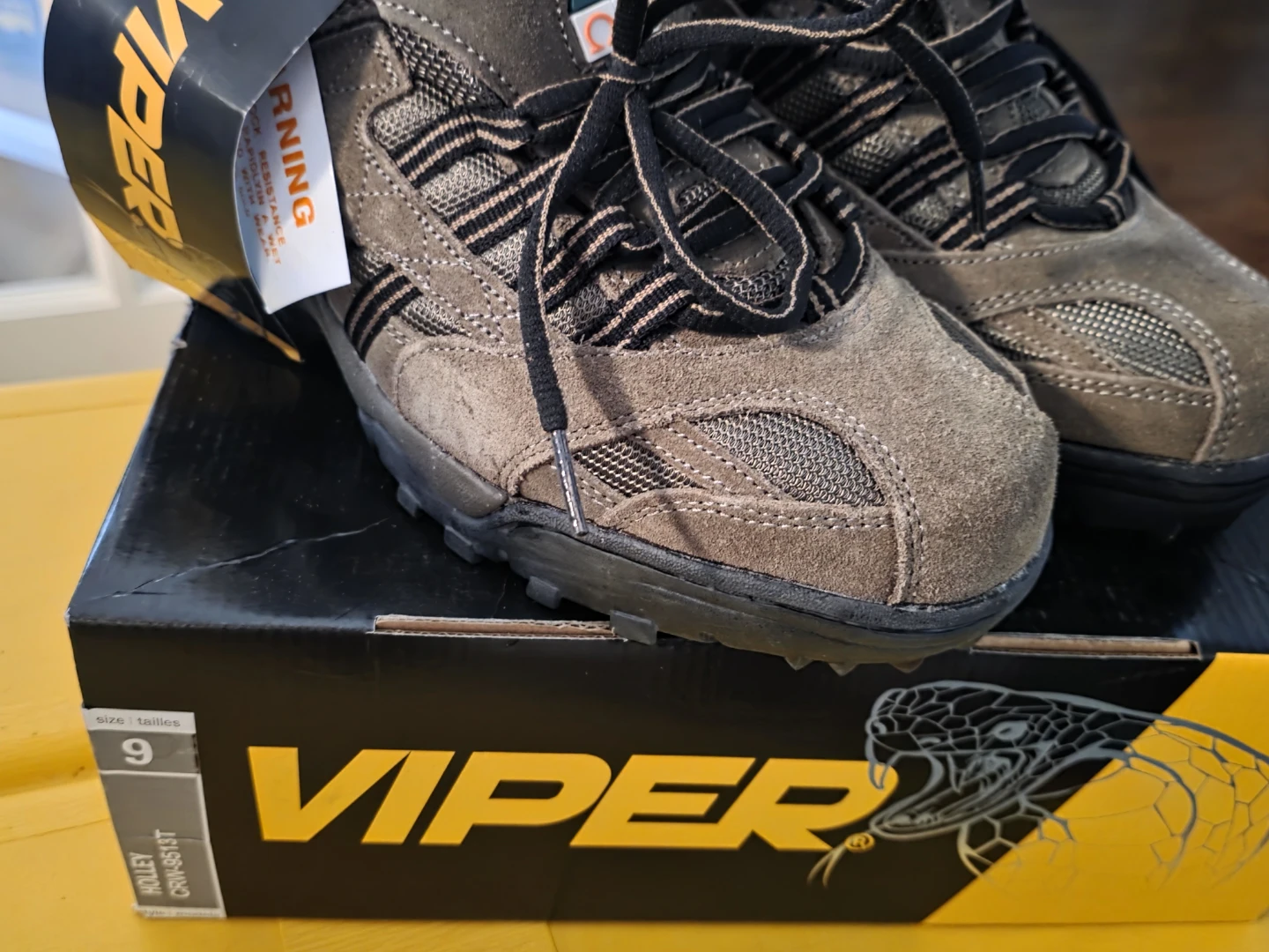 Ladies Safety Work Boots Lo Cut Work Hiker Boots Size 9EE - photo 2
