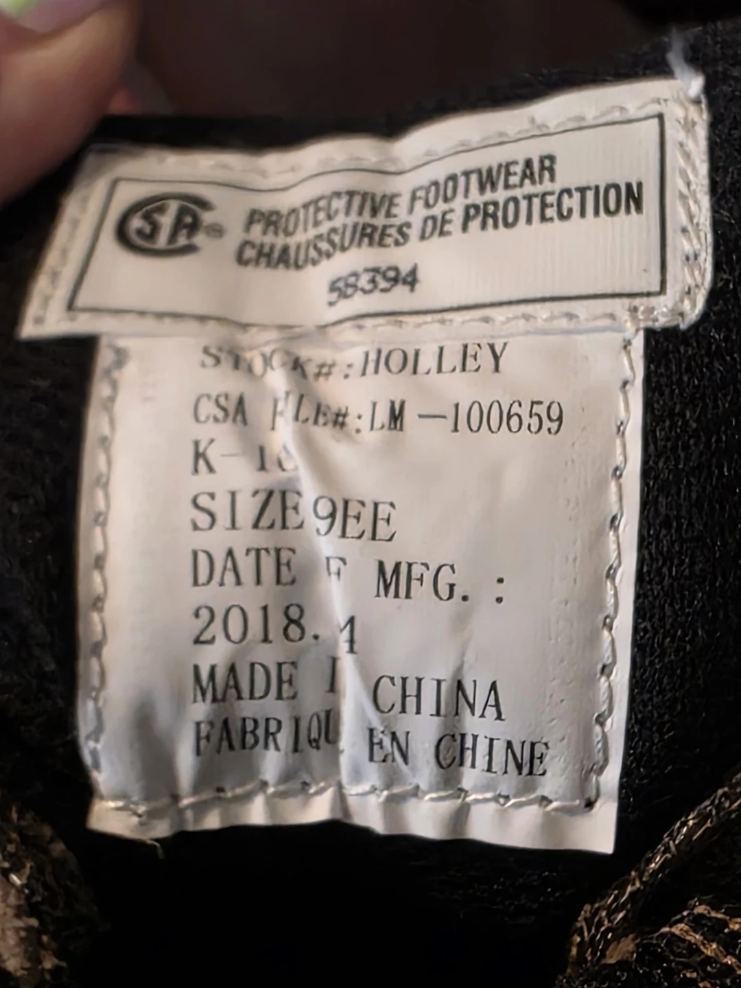 Ladies Safety Work Boots Lo Cut Work Hiker Boots Size 9EE - photo 3