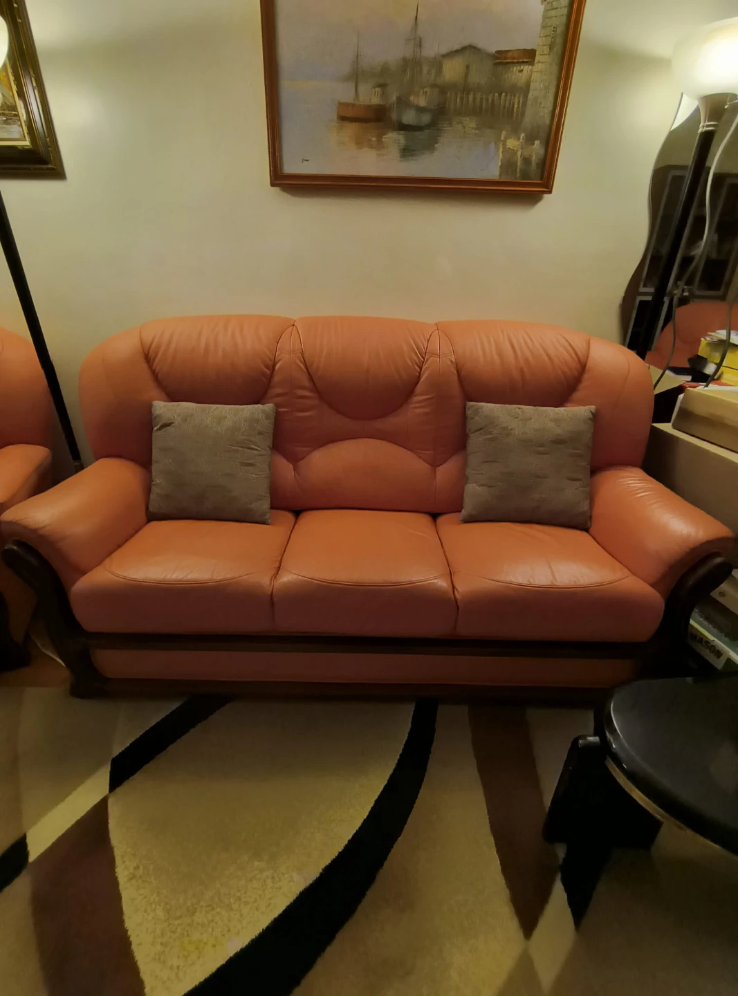 Leather living room set - photo 2