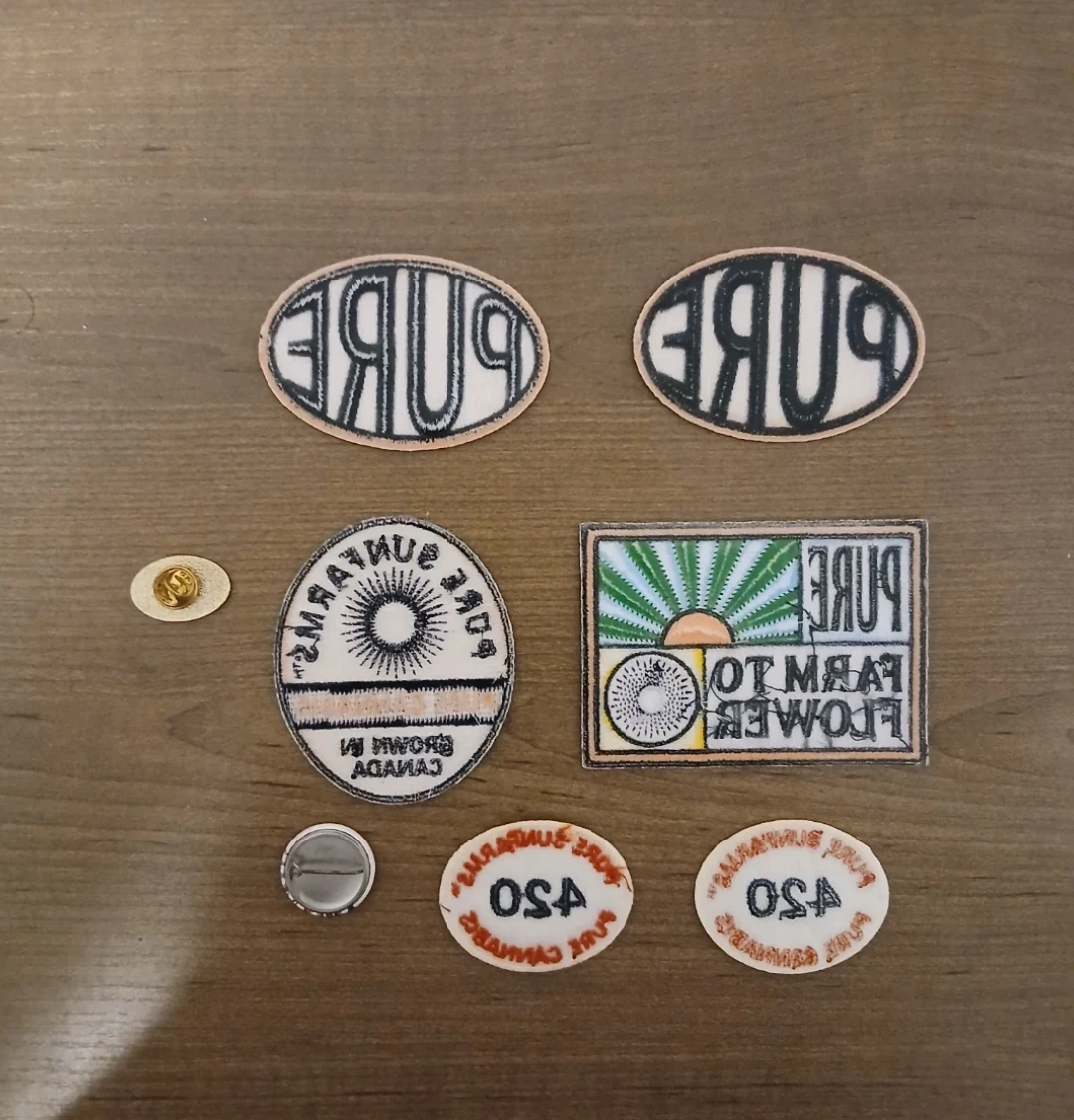 Pure Sunfarms "Pure" Patches and Pins Collection - photo 2
