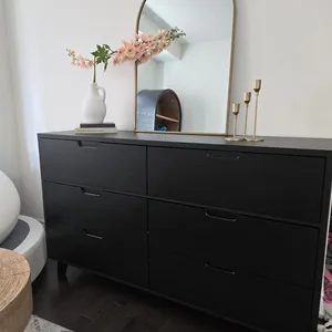 IKEA MALM 6-Drawer Dresser - Black-Brown | Karrot IKEA MALM 6-Drawer Dresser - Black-Brown | Karrot
