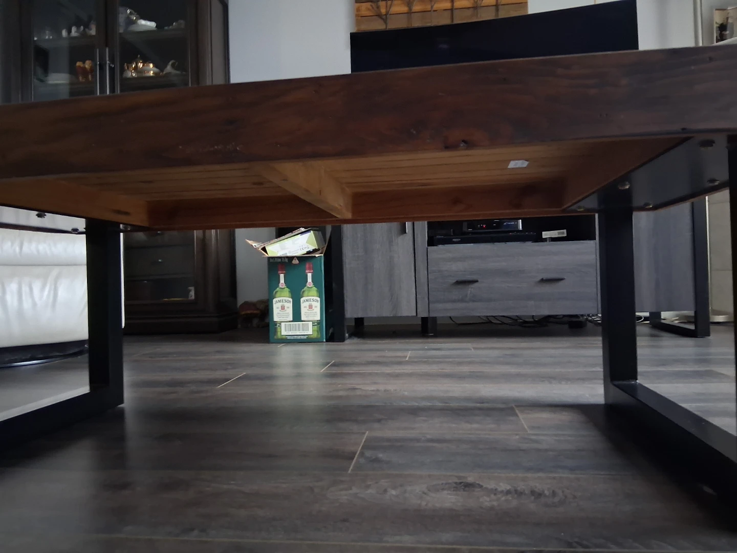 Rustic Wood Coffee Table and Side Table - photo 3
