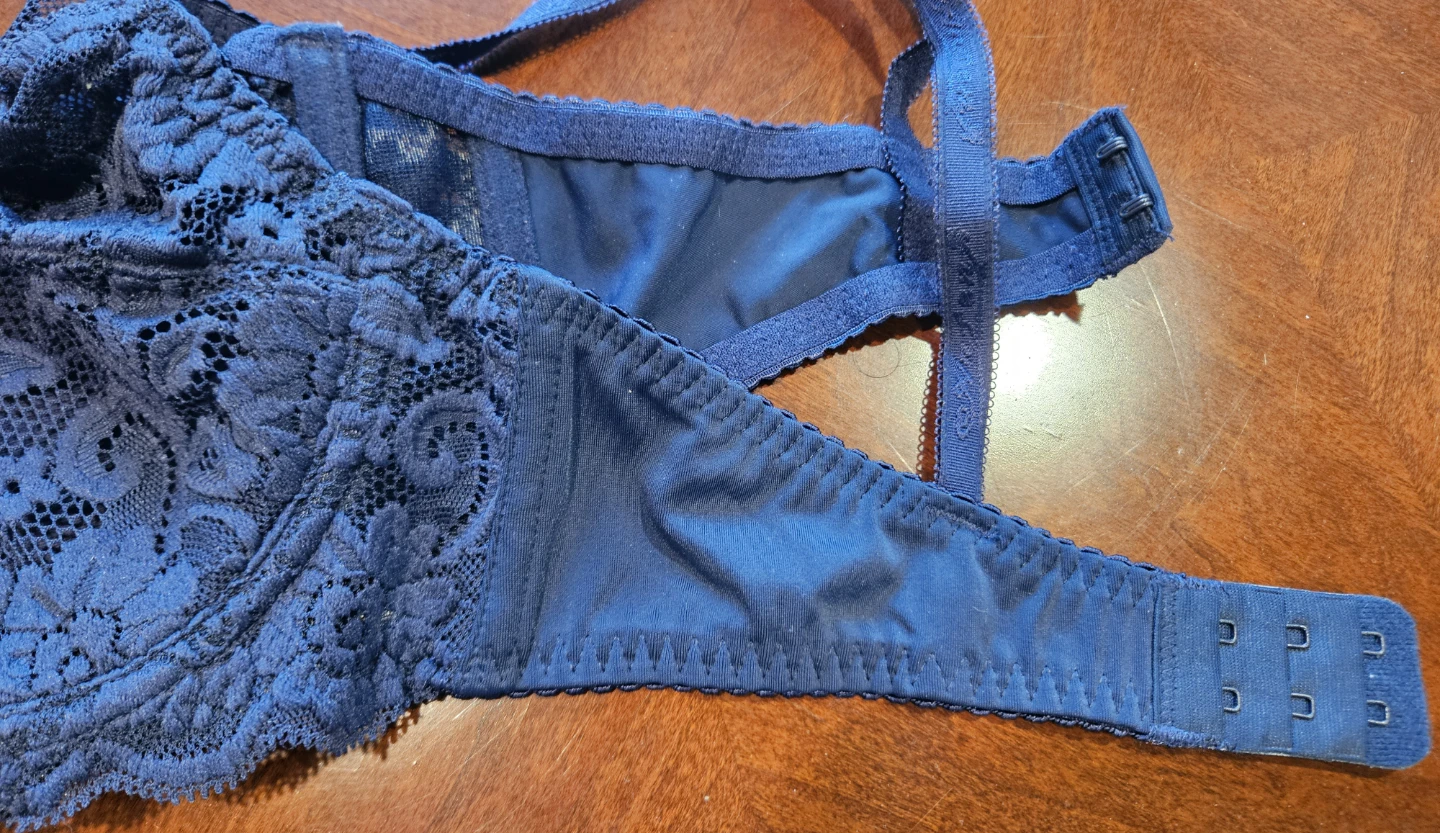 Navy Blue Lace Bra - photo 2