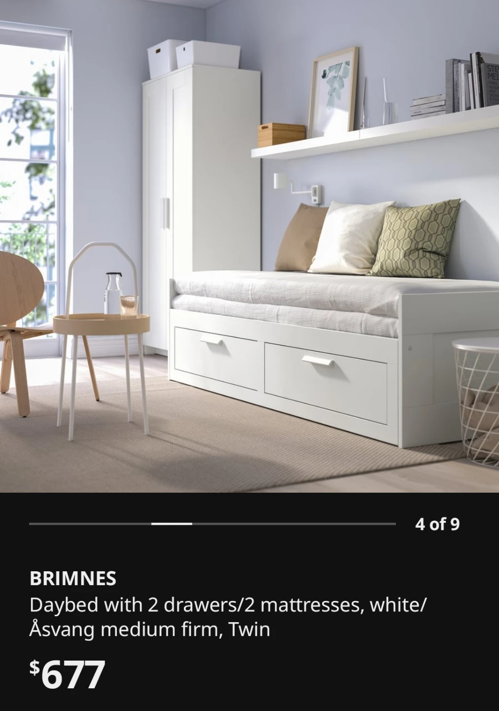 IKEA BRIMNES Daybed with 2 Drawers, Twin - photo 4