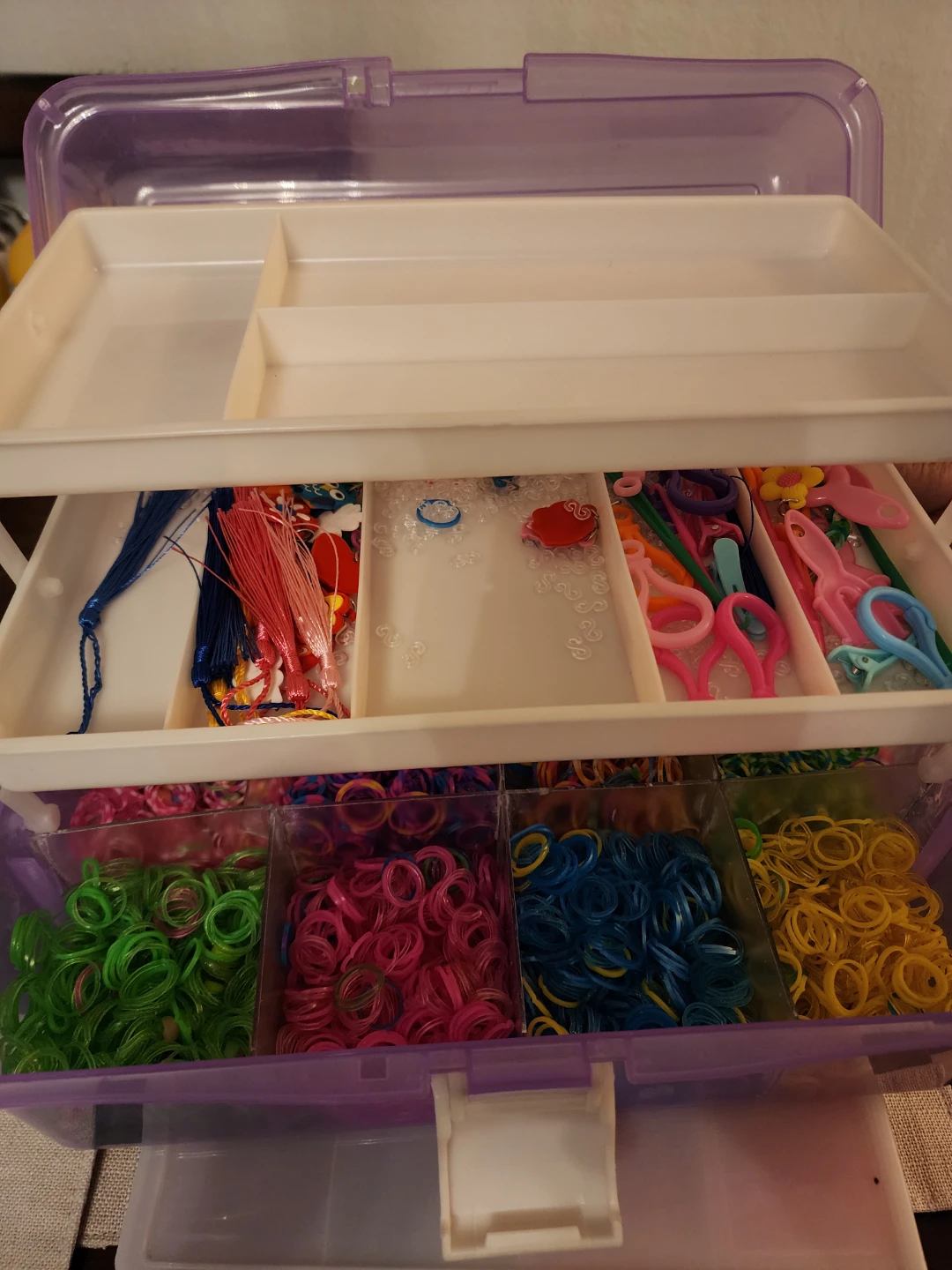 Rainbow Loom Rubber Bands & Organizer Case - photo 4