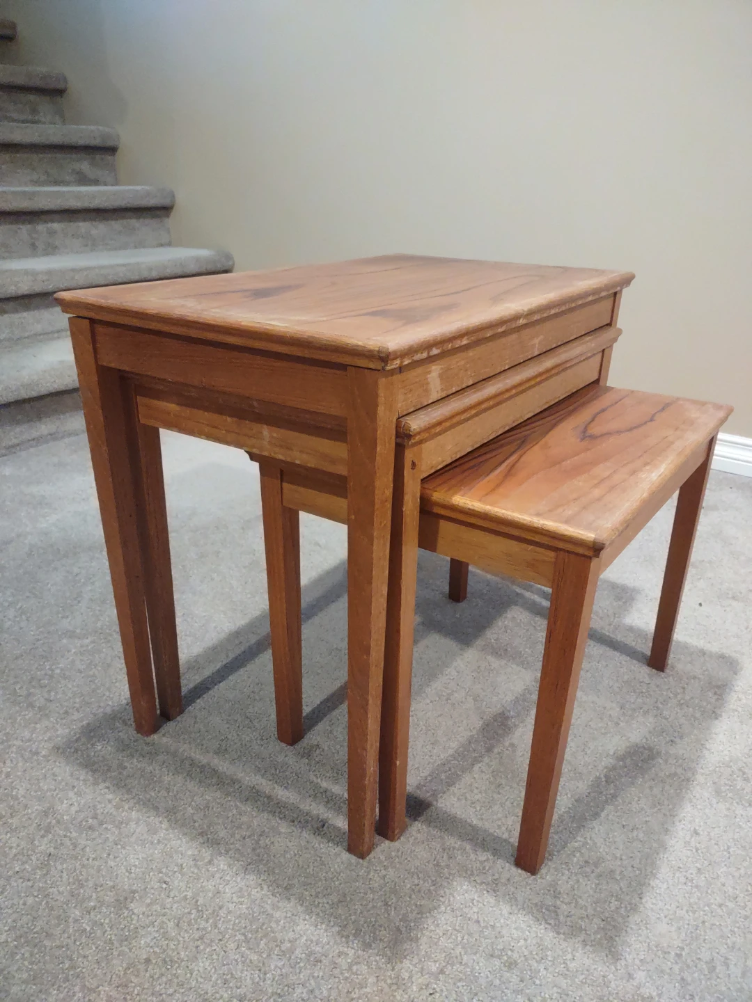 Wooden Nesting Tables - Set of 3 - photo 2