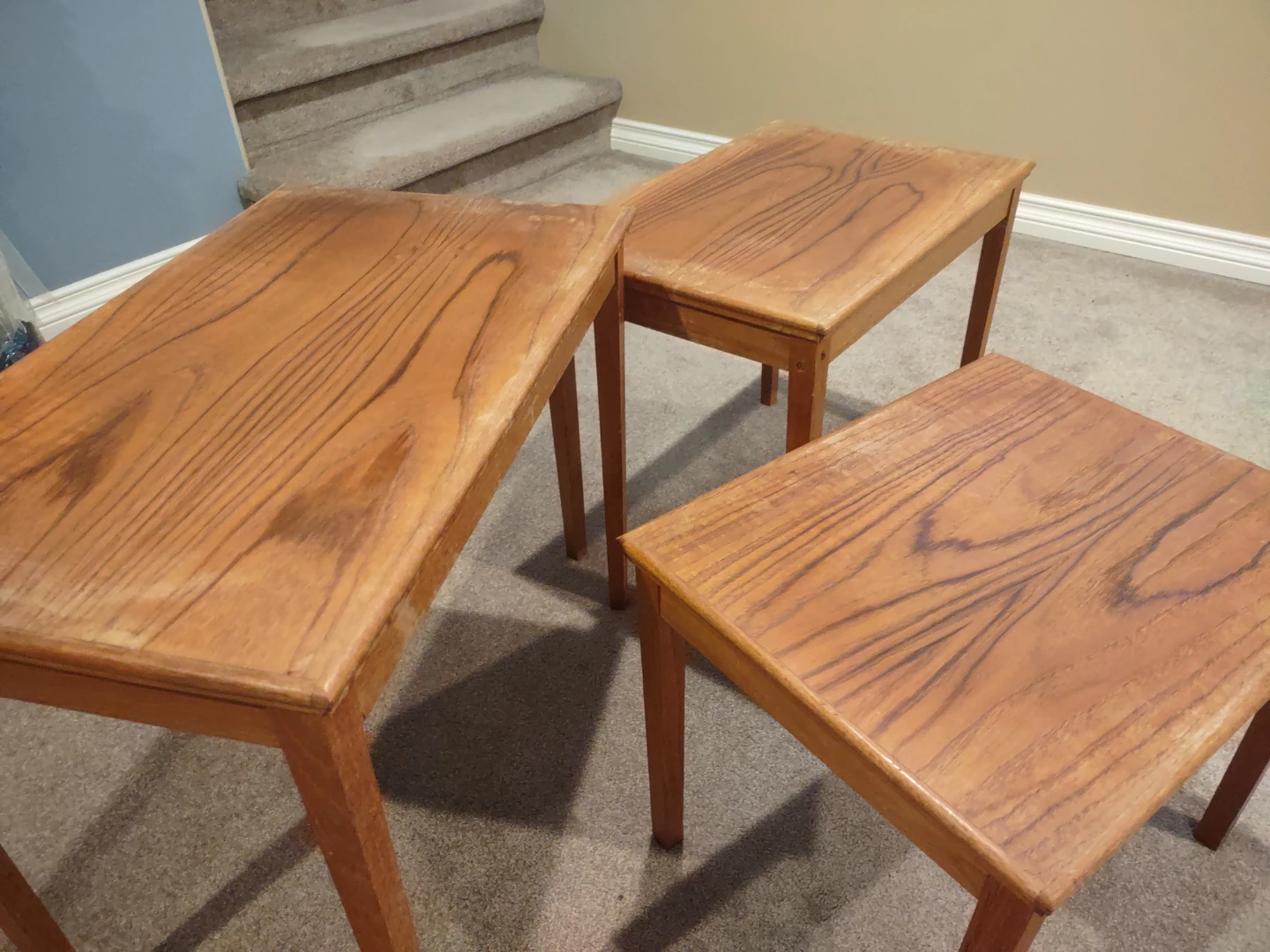 Wooden Nesting Tables - Set of 3 - photo 5