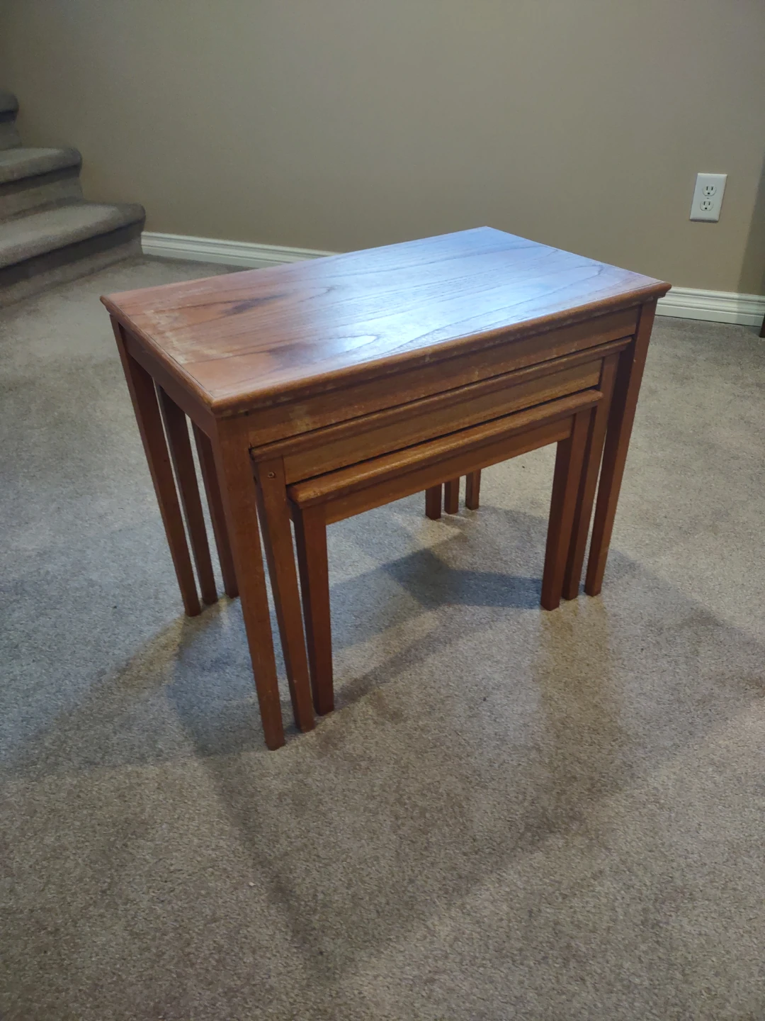 Wooden Nesting Tables - Set of 3 - photo 4