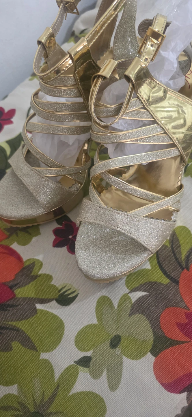 Long Life Embellished Heels (Gold & Silver) - photo 2
