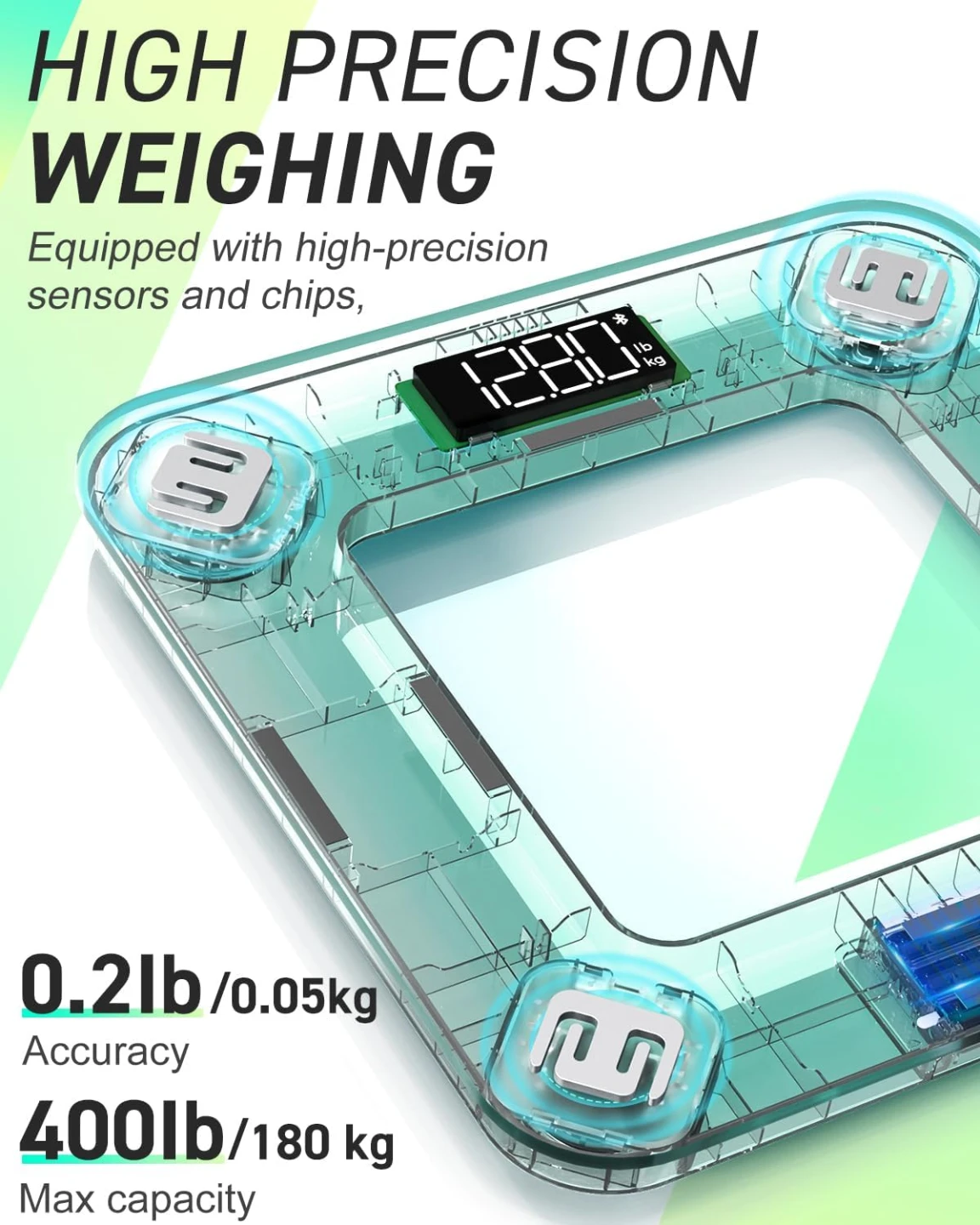 INSMART Bluetooth Smart Scale - Digital Body Fat & BMI Bathroom - photo 4