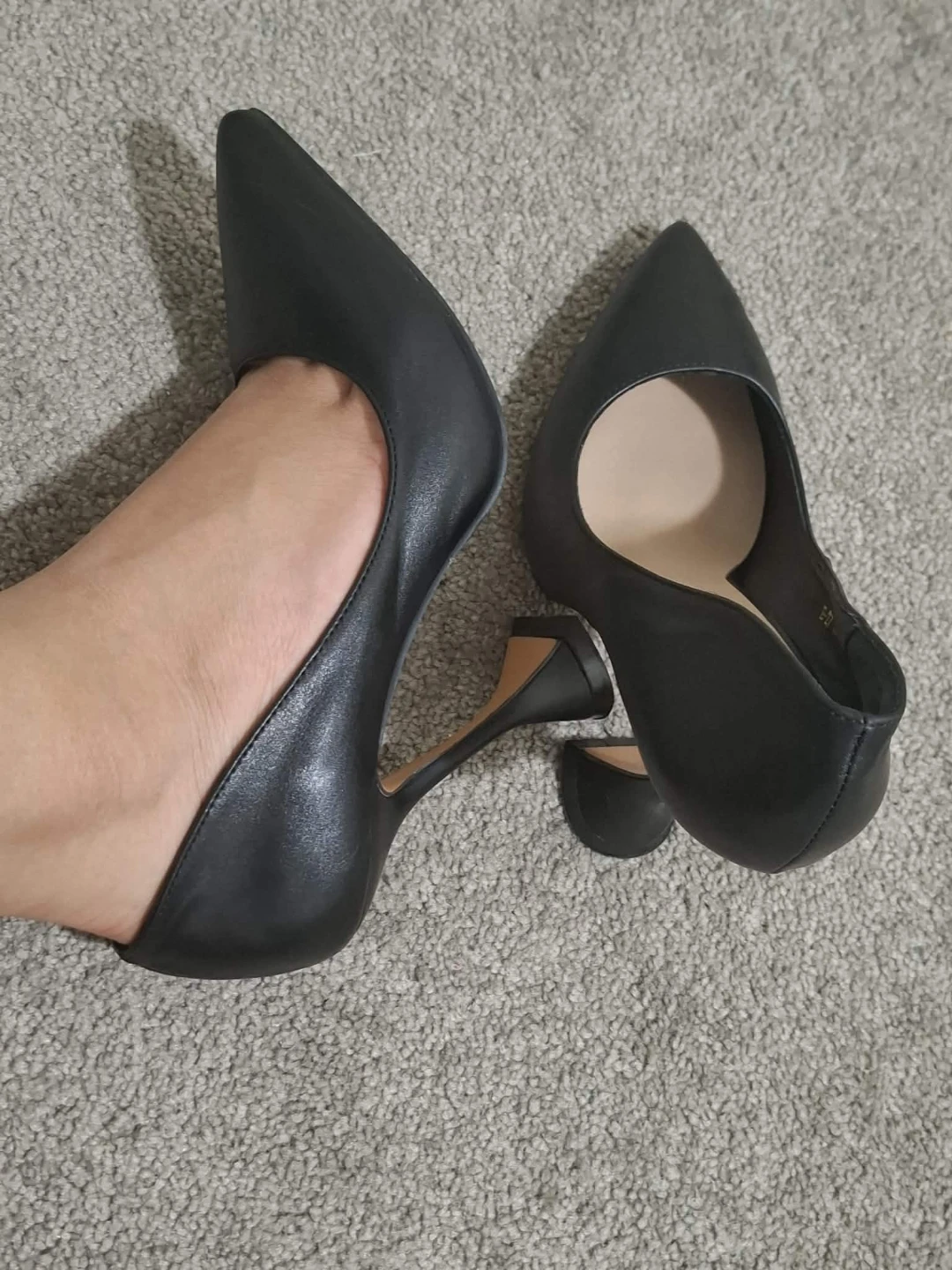 Black Pointed Toe Stiletto Heels - photo 3