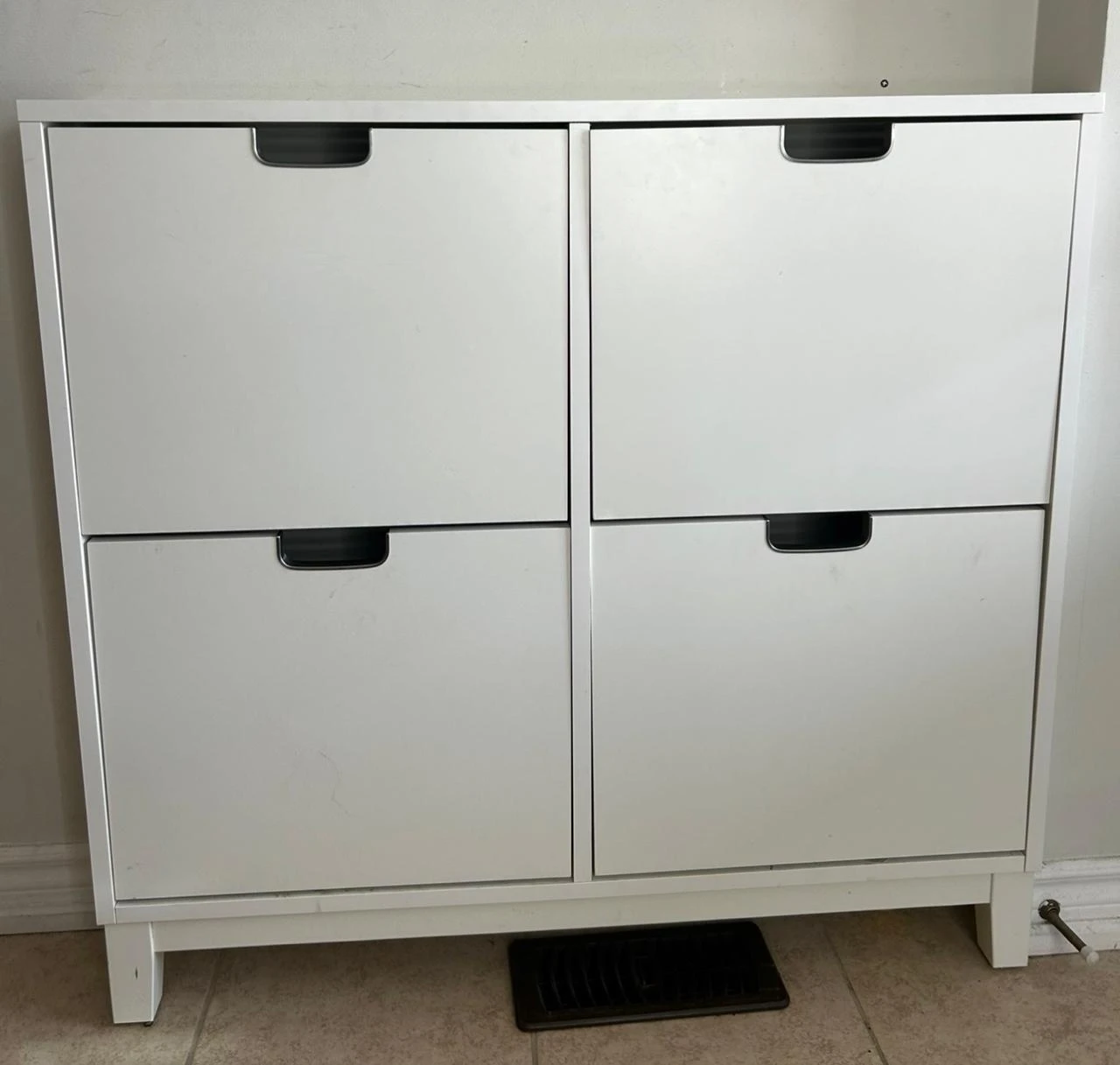 IKEA - White 4-Drawer Shoe Cabinet