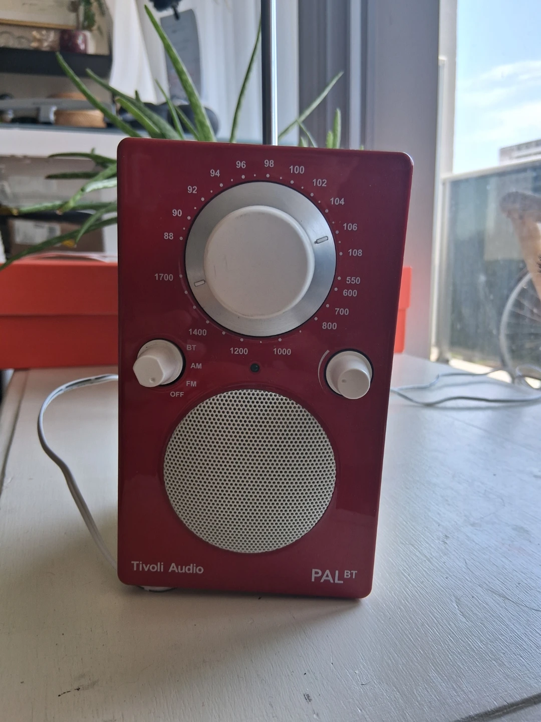 Tivoli Audio PAL BT Portable Bluetooth AM/FM Radio - Red