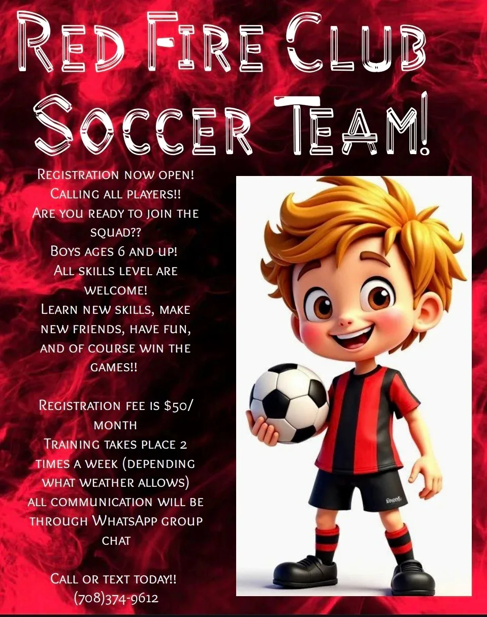 Red Fire Club Soccer Team Registration