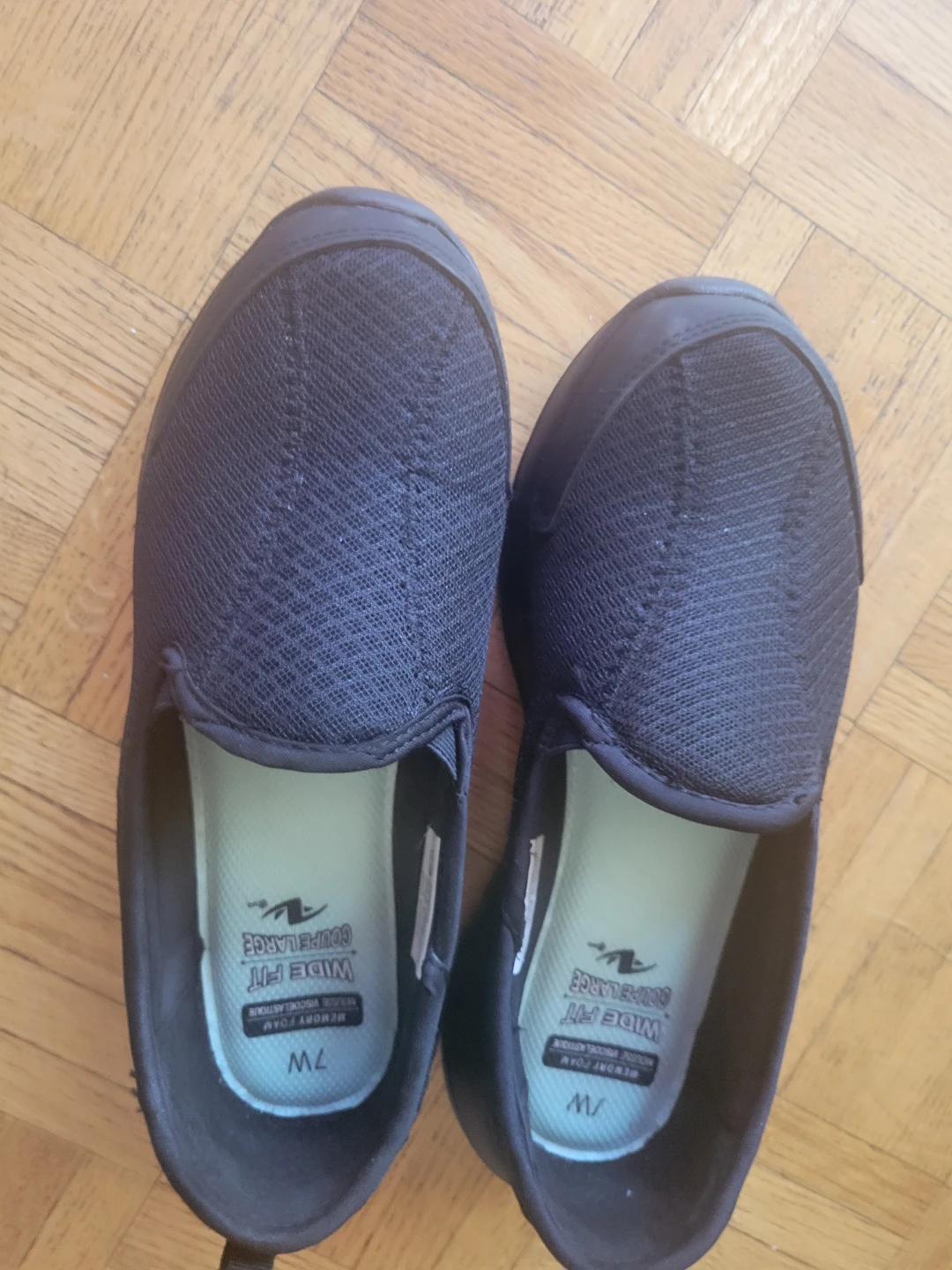 Athletic Works Women's Wide Fit Slip-On Shoes Size 7W - photo 2