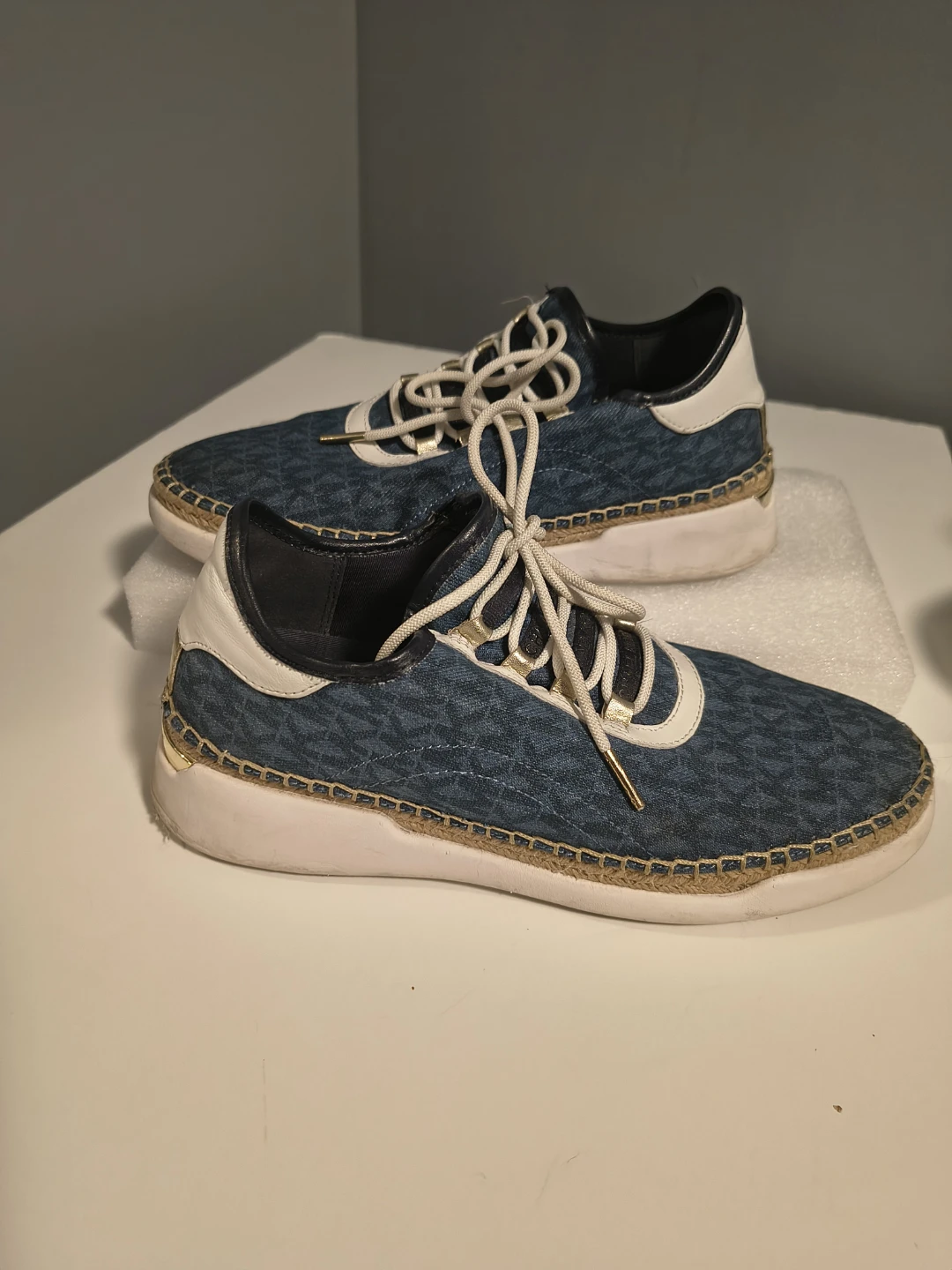 Michael Kors Women's Denim Logo Sneakers