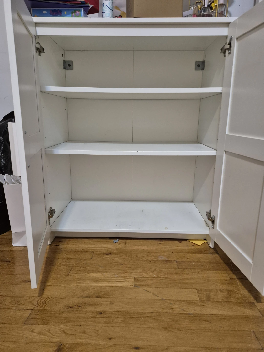 White 2-Door Cabinet - photo 2