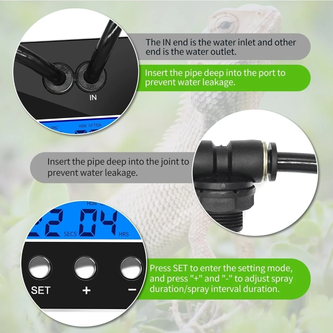 Reptile Humidifier Misting System - photo 5