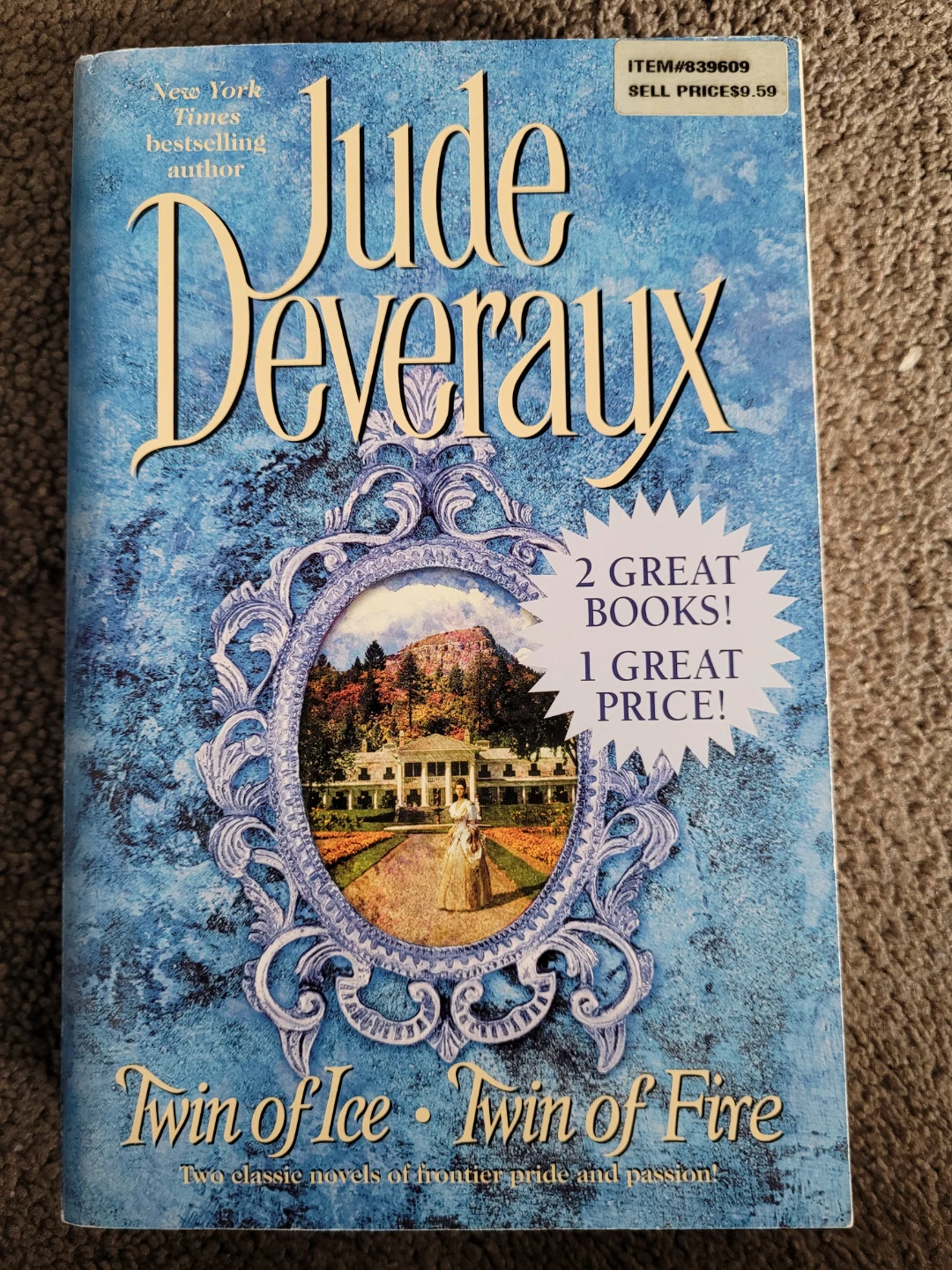 Jude Deveraux Twin of Ice & Twin of Fire Book
