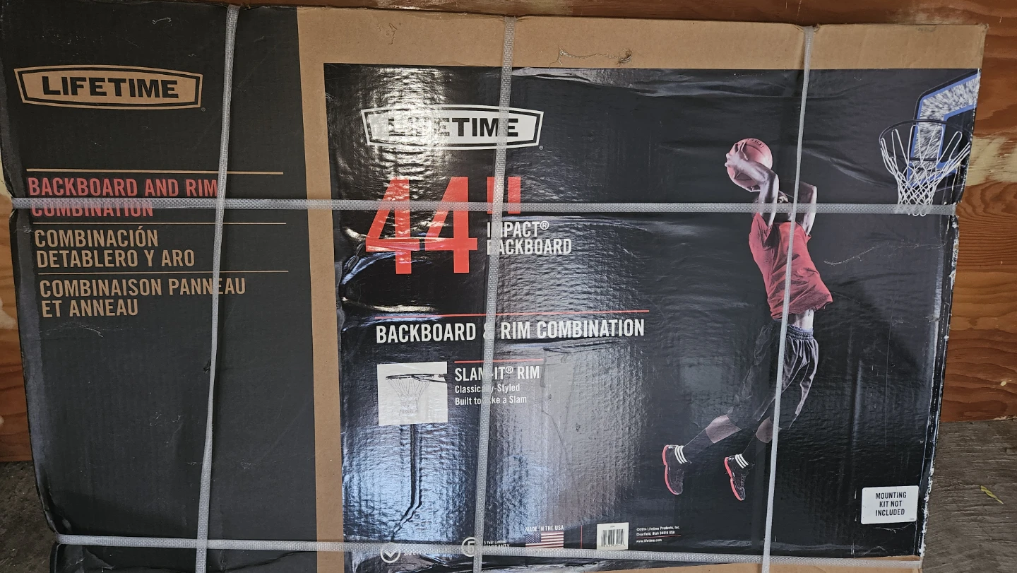 Lifetime 44" Impact Backboard and Rim Combination