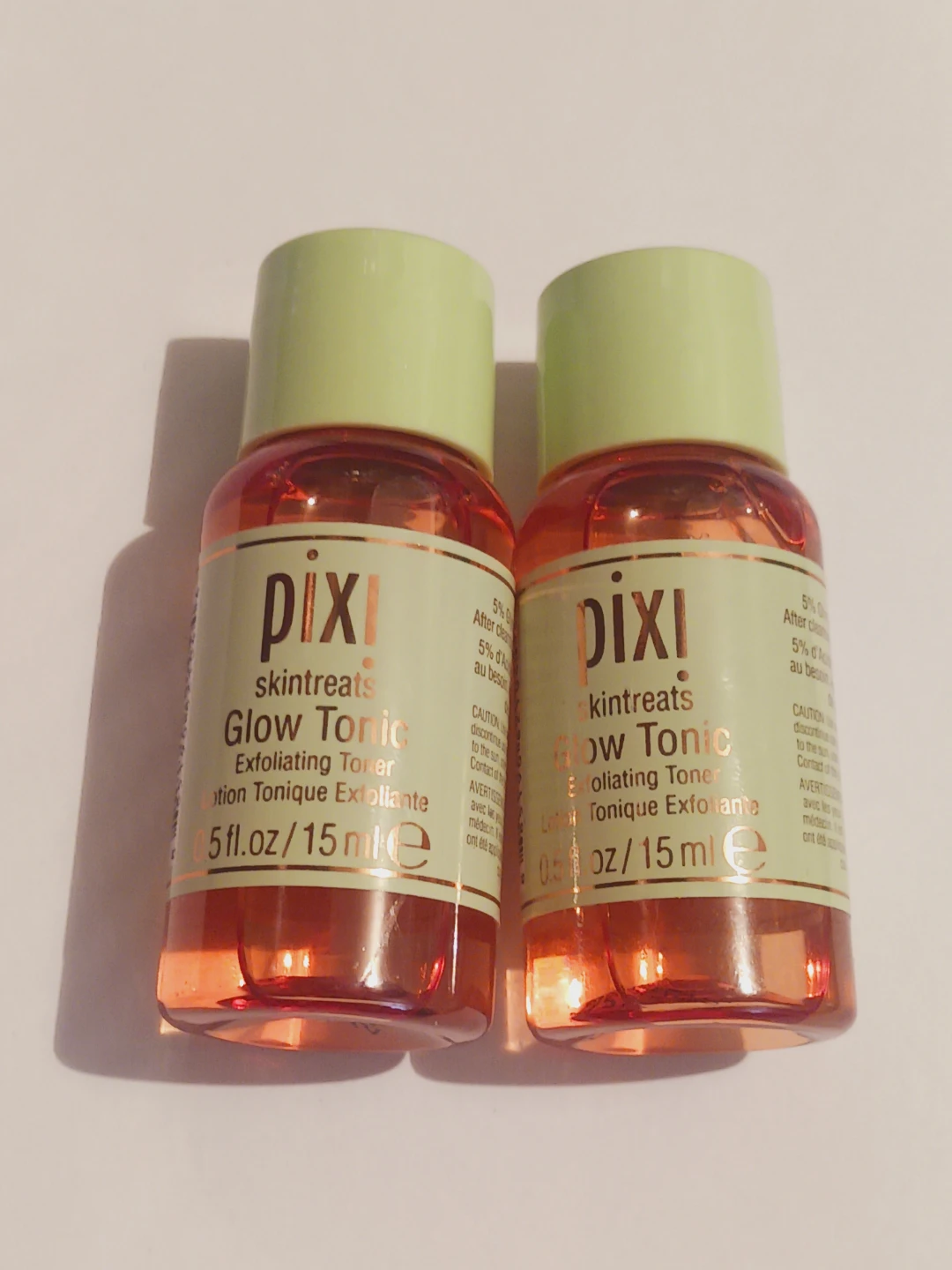 New !! PIXI Glow Tonic Exfoliating Toner (2x 15ml) - photo 2