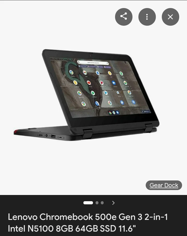 Lenovo Chromebook 500e Gen 3 11.6" 2-in-1