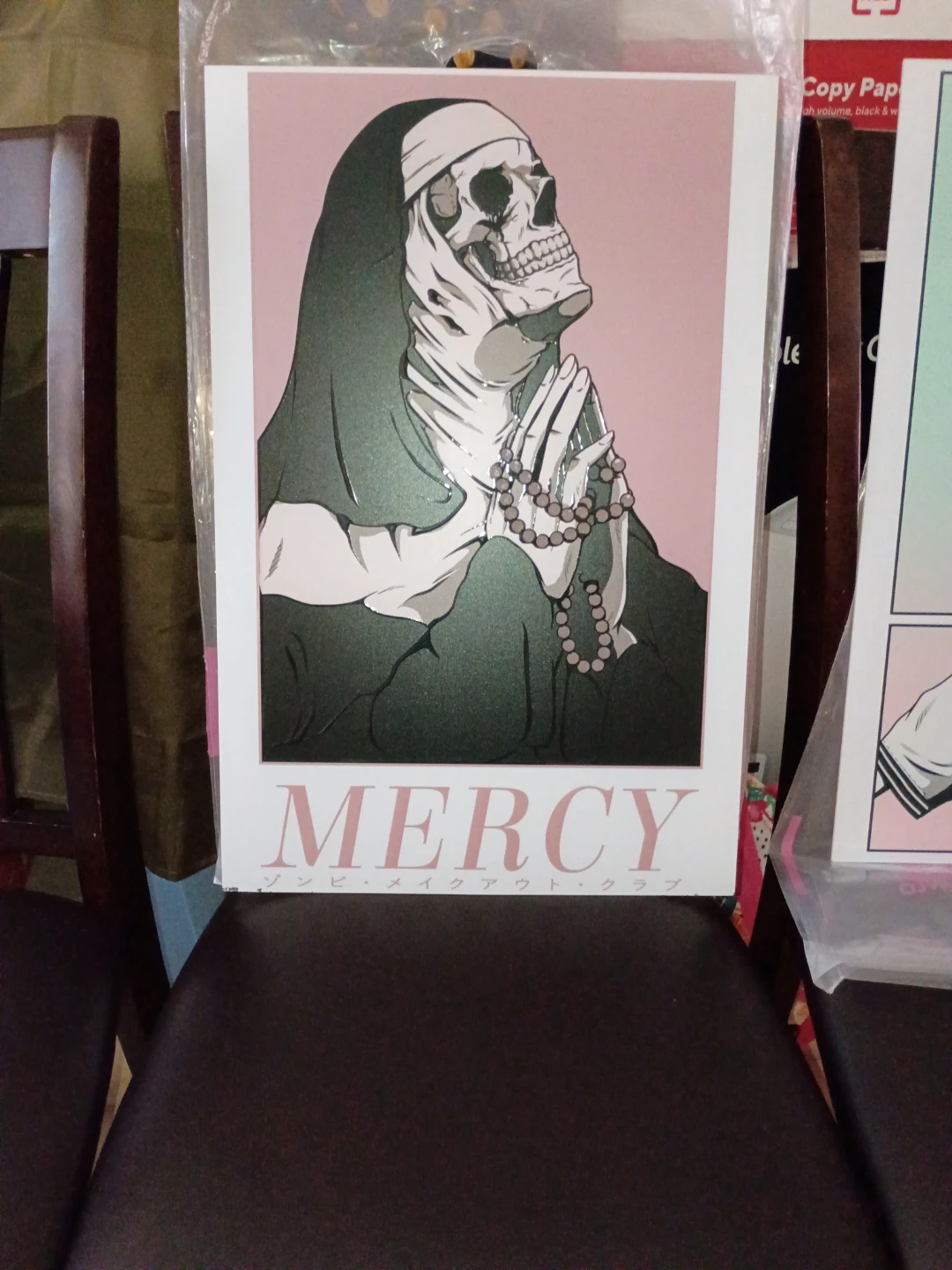 Mercy Skeleton Nun Acrylic Print