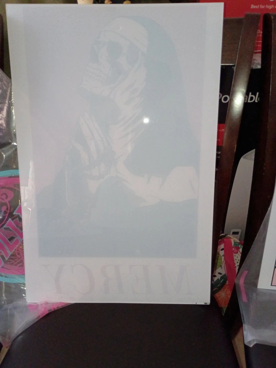 Mercy Skeleton Nun Acrylic Print - photo 2