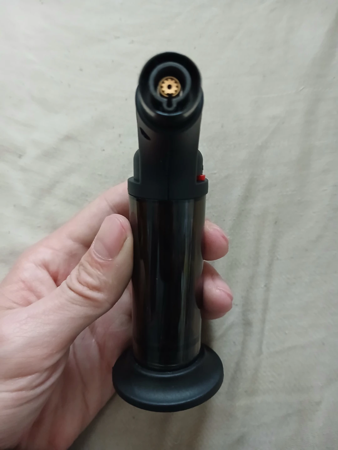 Black Refillable Butane Torch Lighter With Stand - photo 4