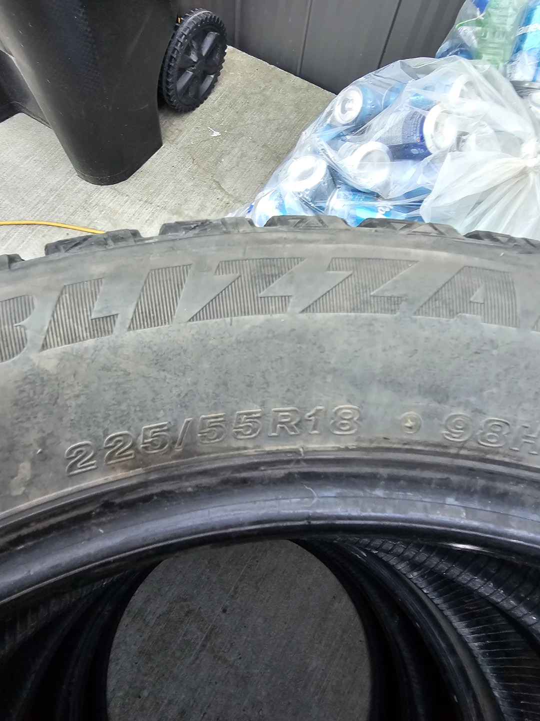 Bridgestone Blizzak 225/55R18 Tires (Set of 4) - photo 2