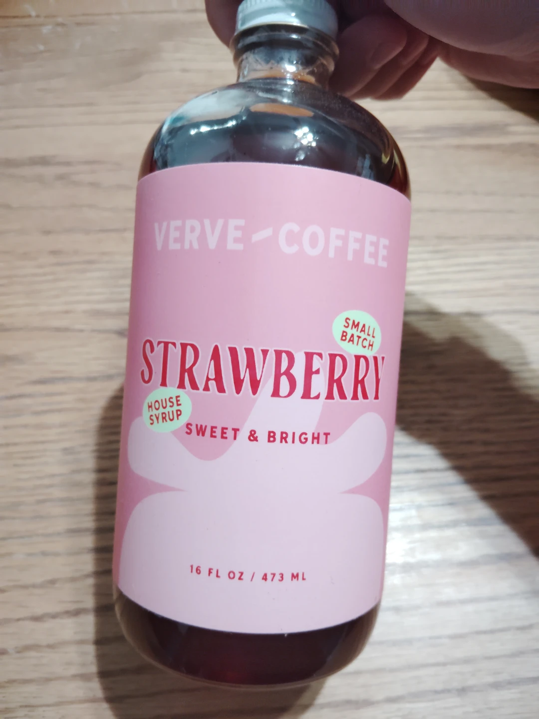 Sealed strawberry syrup 16 oz