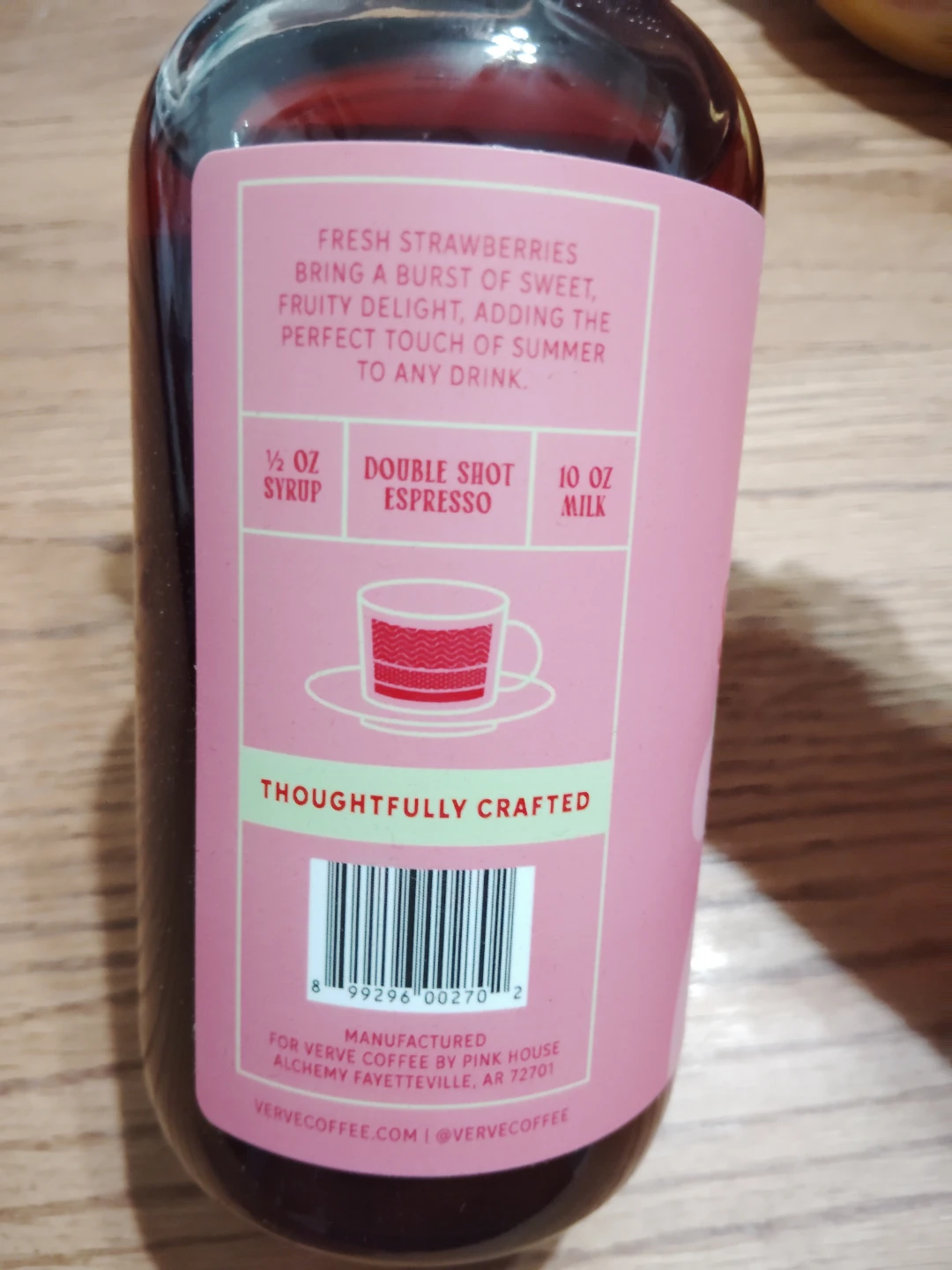 Sealed strawberry syrup 16 oz - photo 2