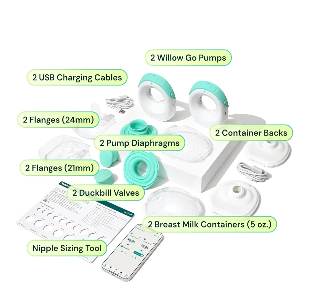 Willow GO Wearable Breast Pump Kit 2 Pack - photo 2