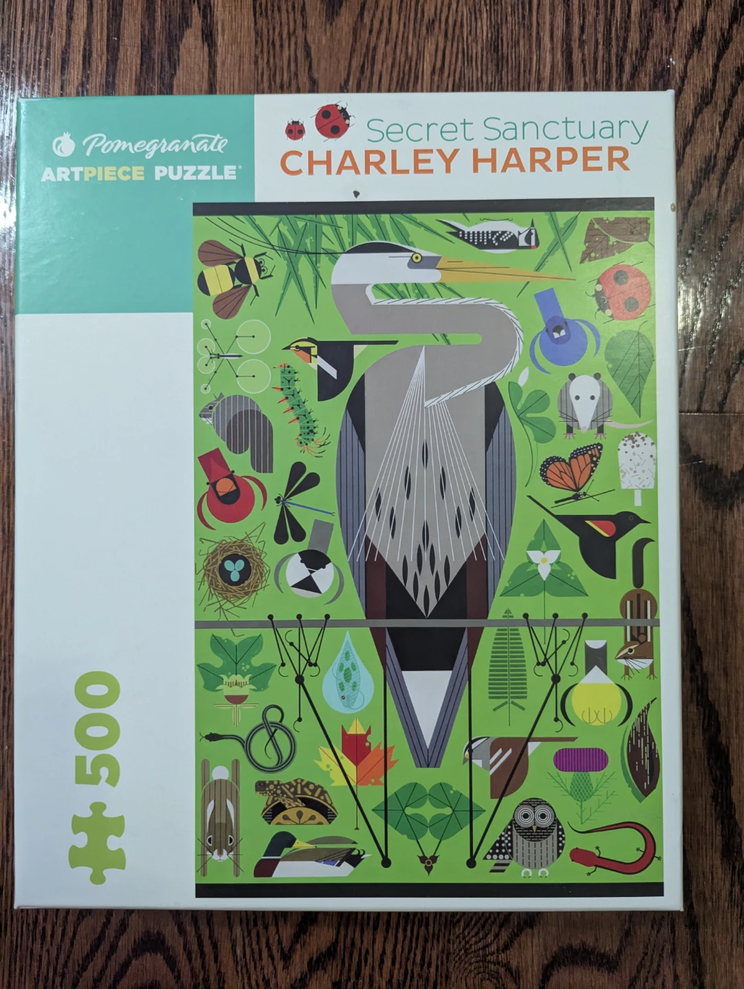 Secret Sanctuary Charley Harper 500 Piece Jigsaw Puzzle