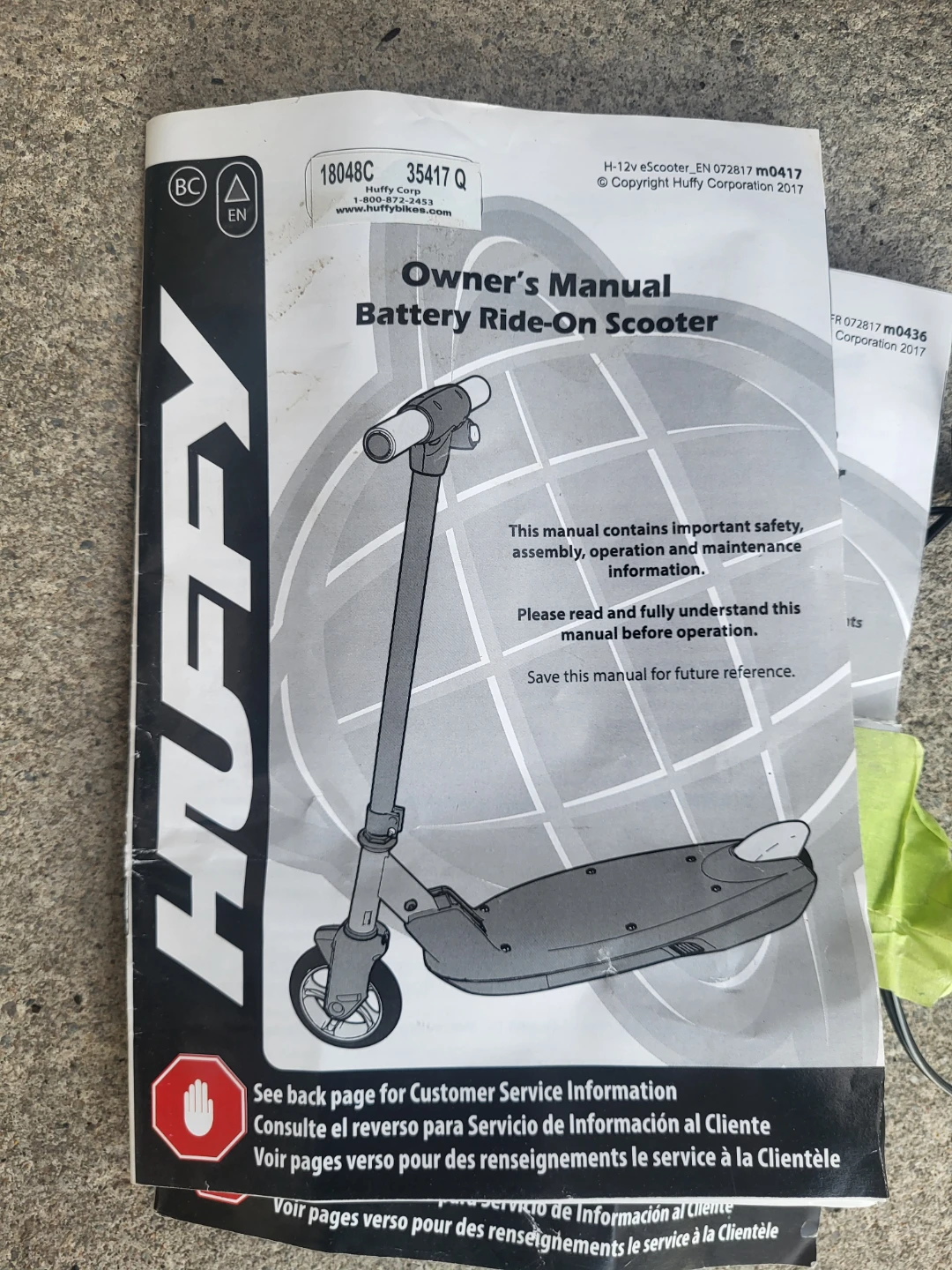 Green Machine Electric Scooter with New Battery - photo 3