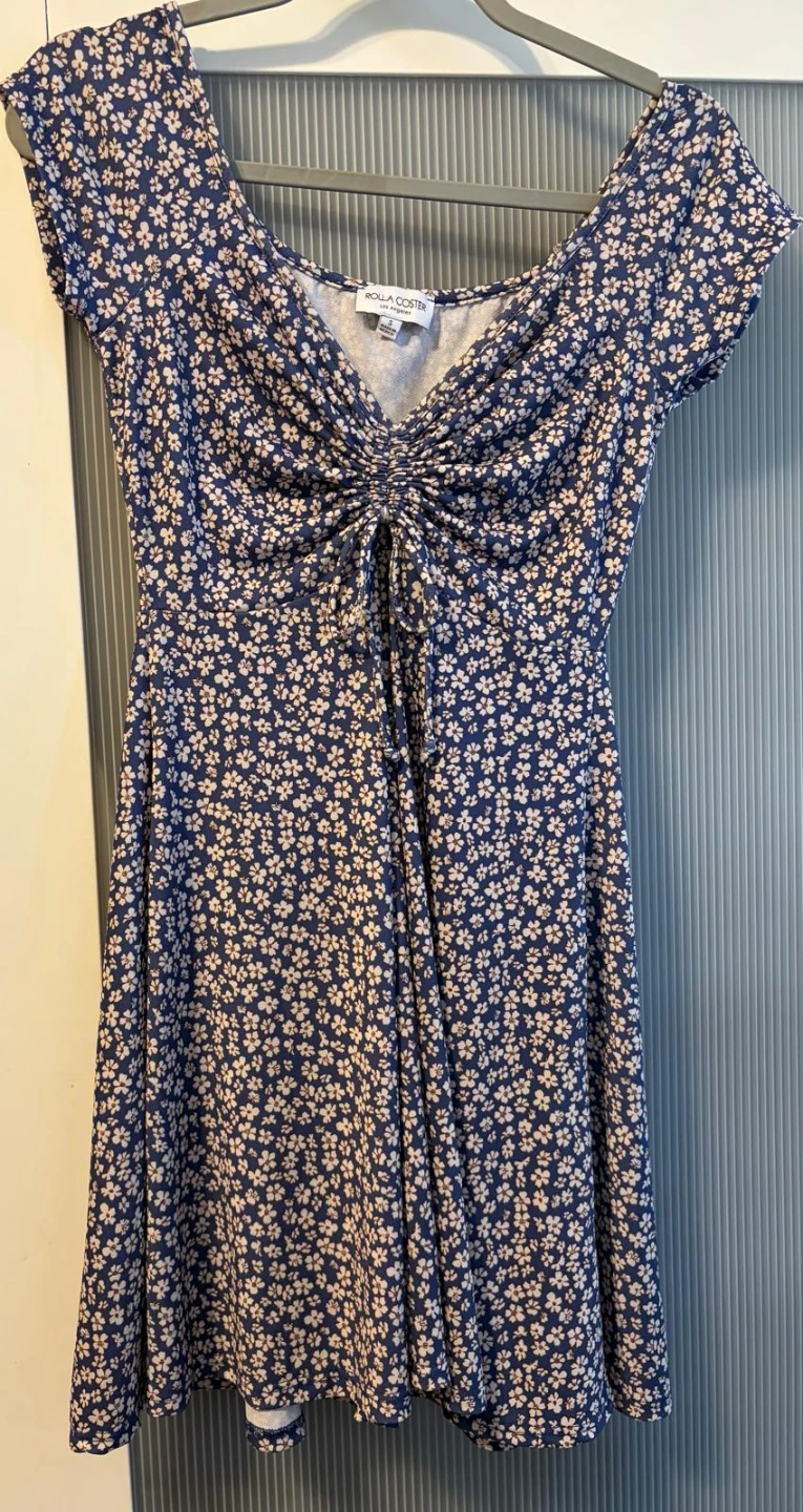 Rolla Costa Floral Ruched Dress Size S