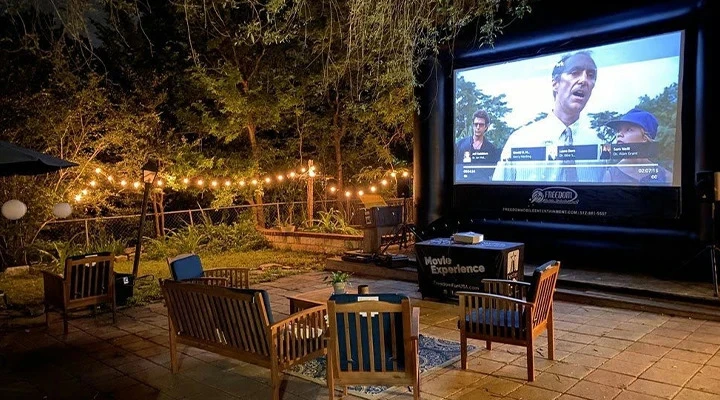 New 72 " 8K projection TV and speakers and iptv - photo 2