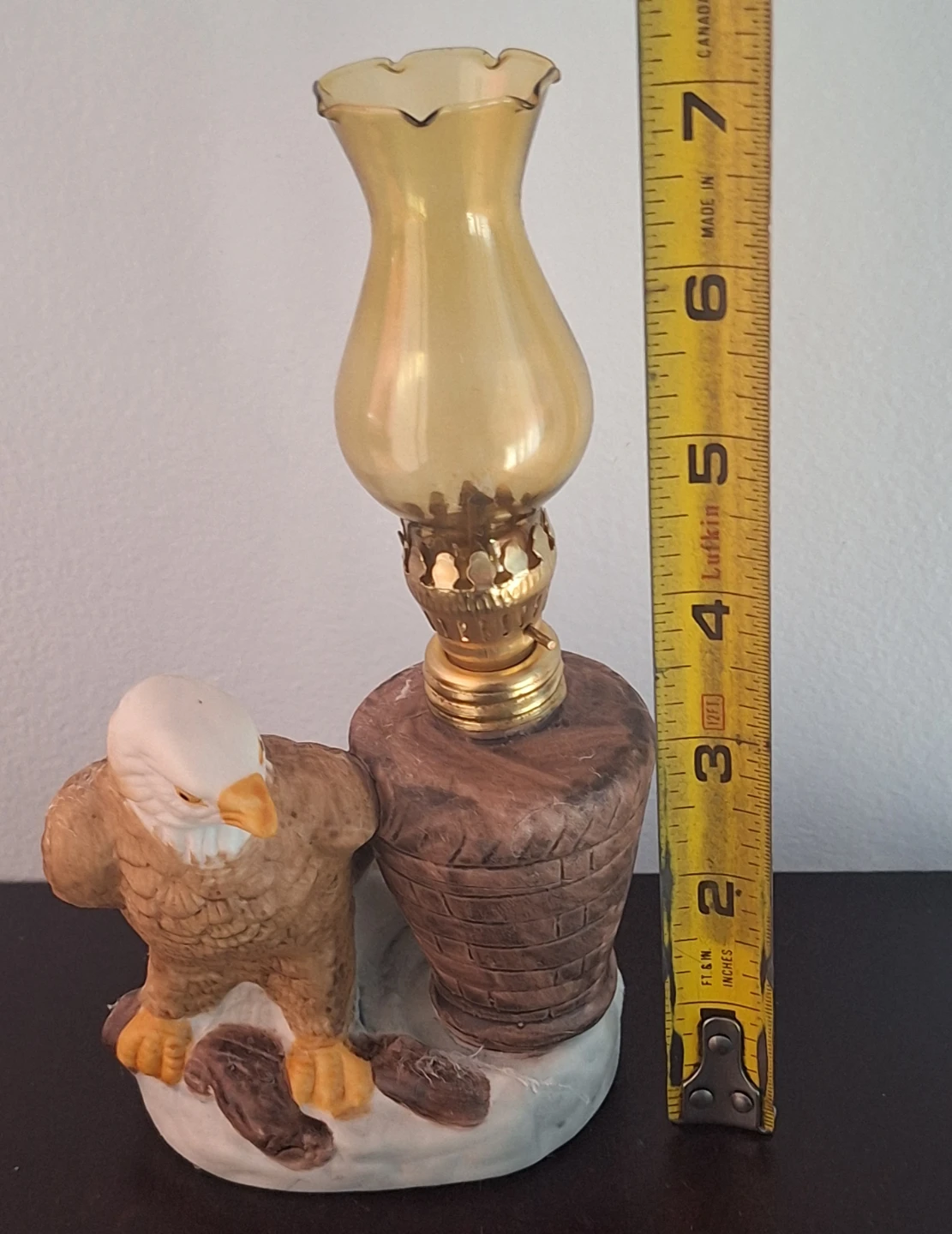 New Vintage Genuine Porcelain Oil Eagle lamp - photo 4